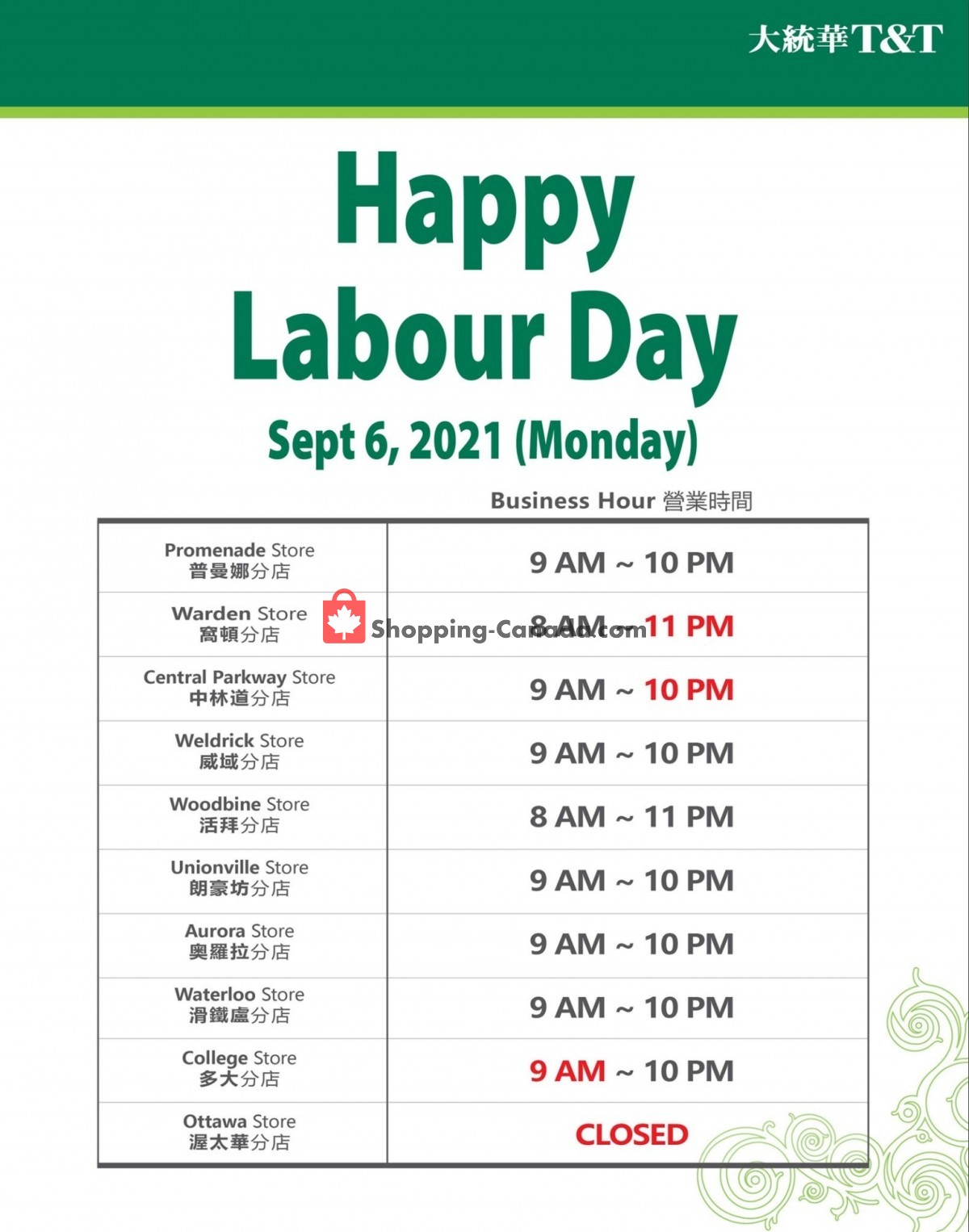 T&T Supermarket flyer from Friday September 3, 2021 to Thursday September 9, 2021 - page 3
