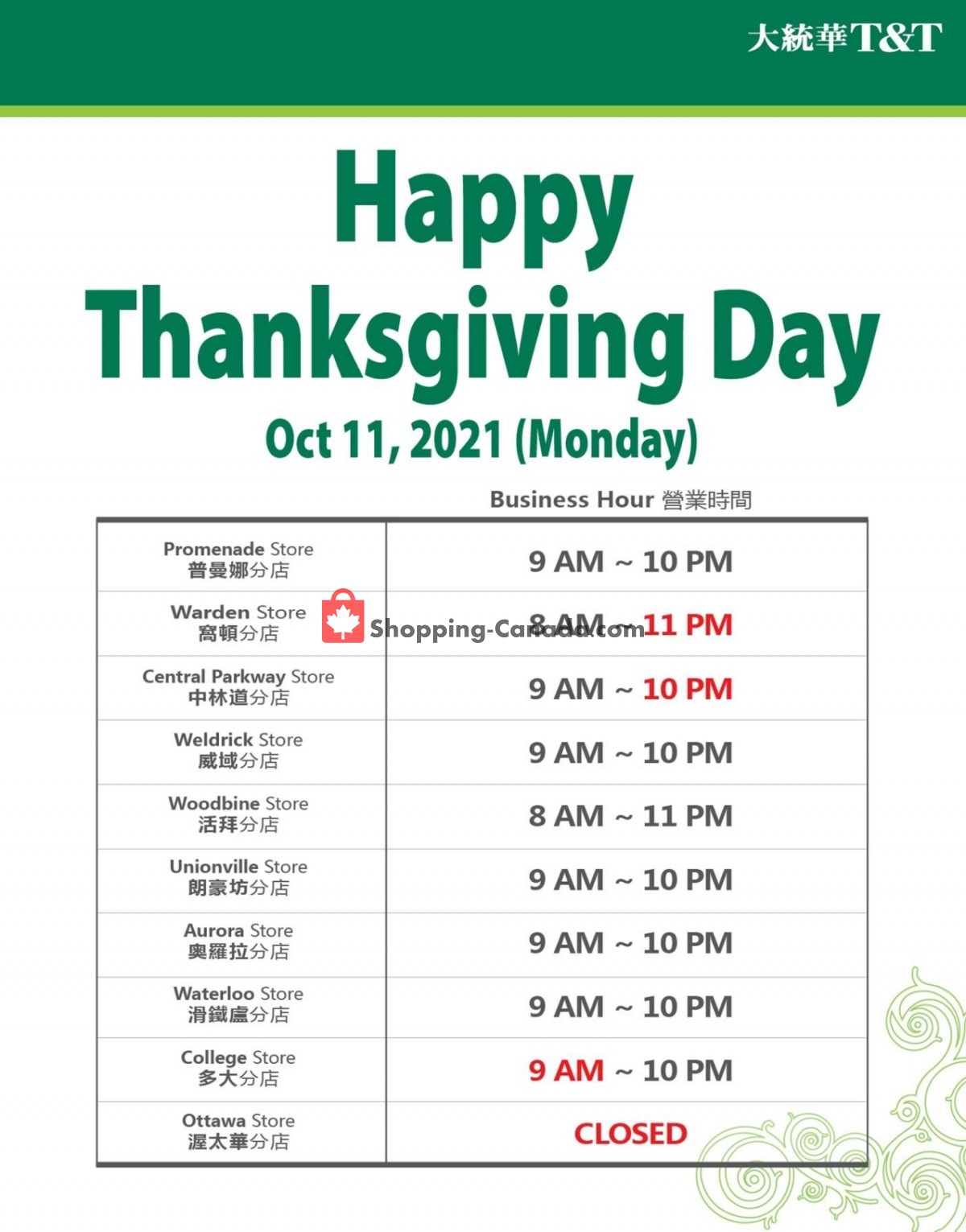 T&T Supermarket flyer from Friday October 8, 2021 to Thursday October 14, 2021 - page 3