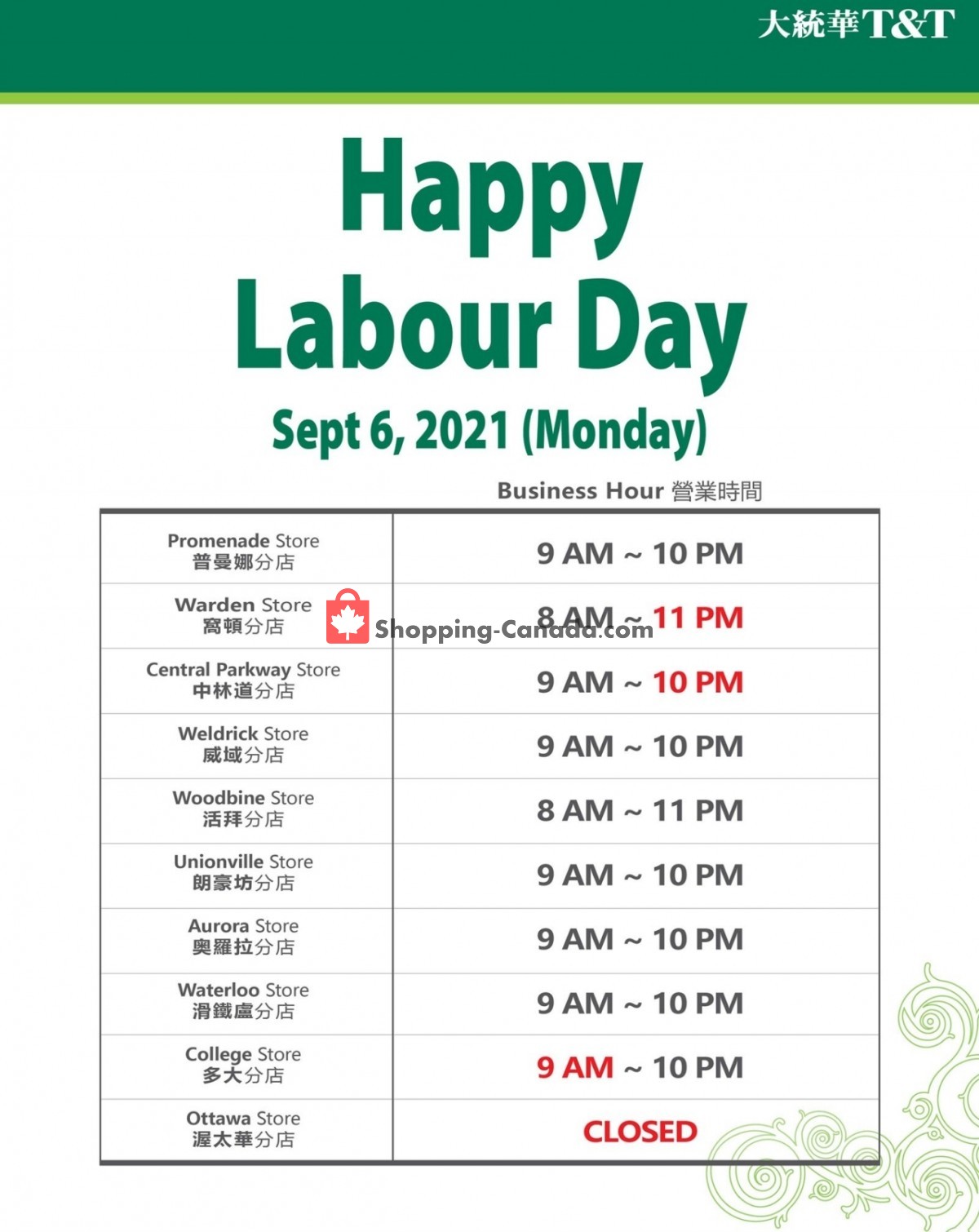 T&T Supermarket flyer from Friday September 3, 2021 to Thursday September 9, 2021 - page 3
