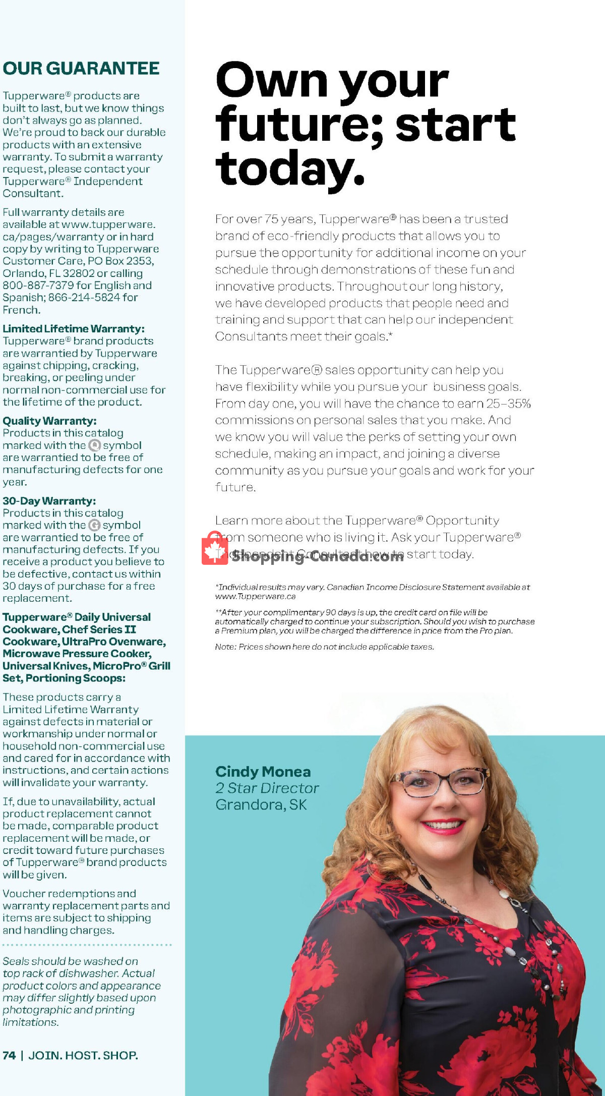 Tupperware flyer from Monday January 1, 2024 to Thursday February 29, 2024 - page 74