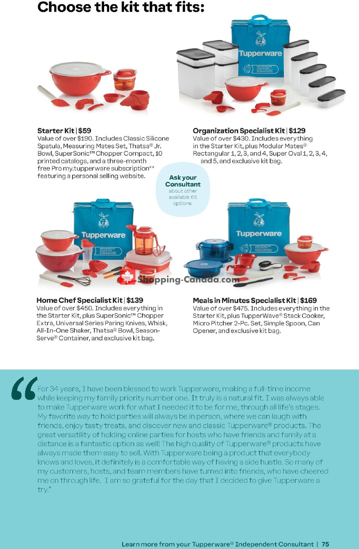 Tupperware flyer from Monday January 1, 2024 to Thursday February 29, 2024 - page 75