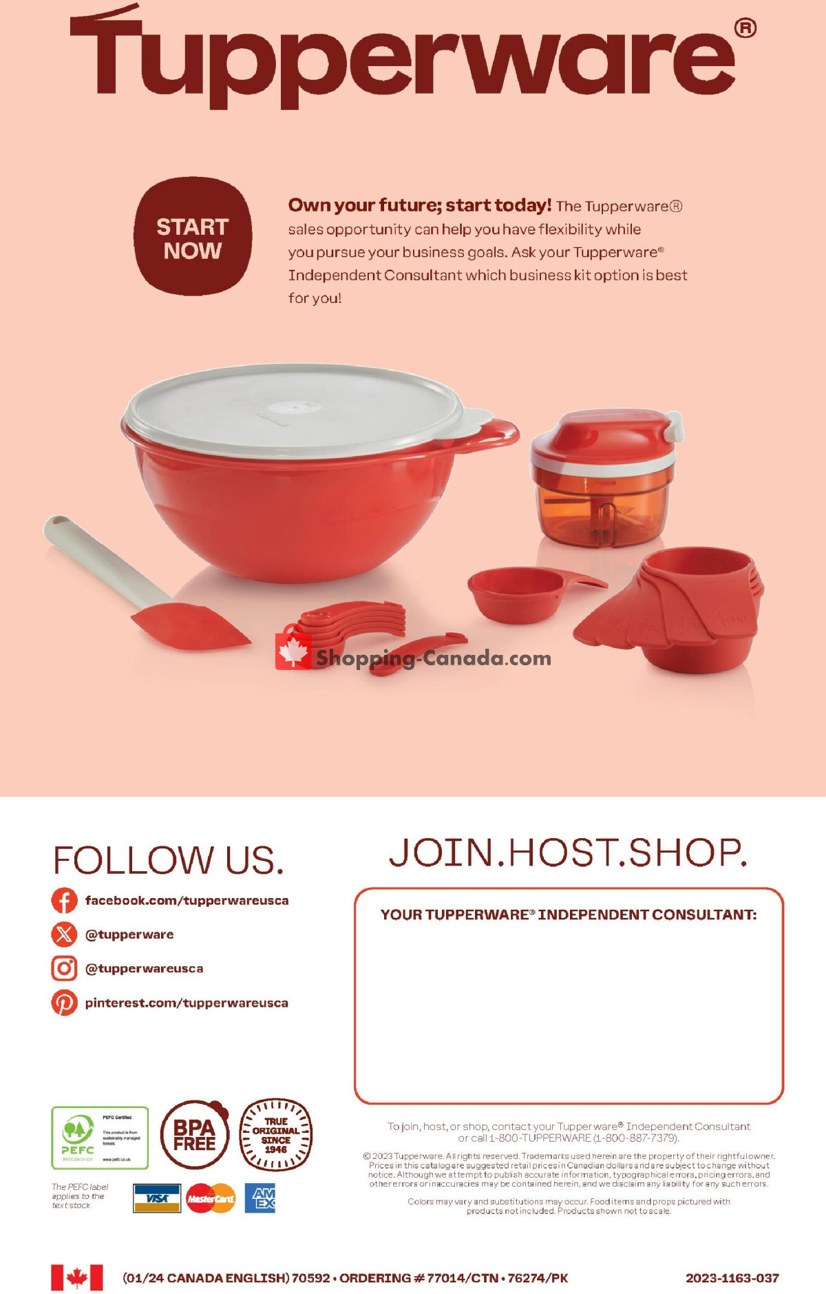 Tupperware flyer from Monday January 1, 2024 to Thursday February 29, 2024 - page 76