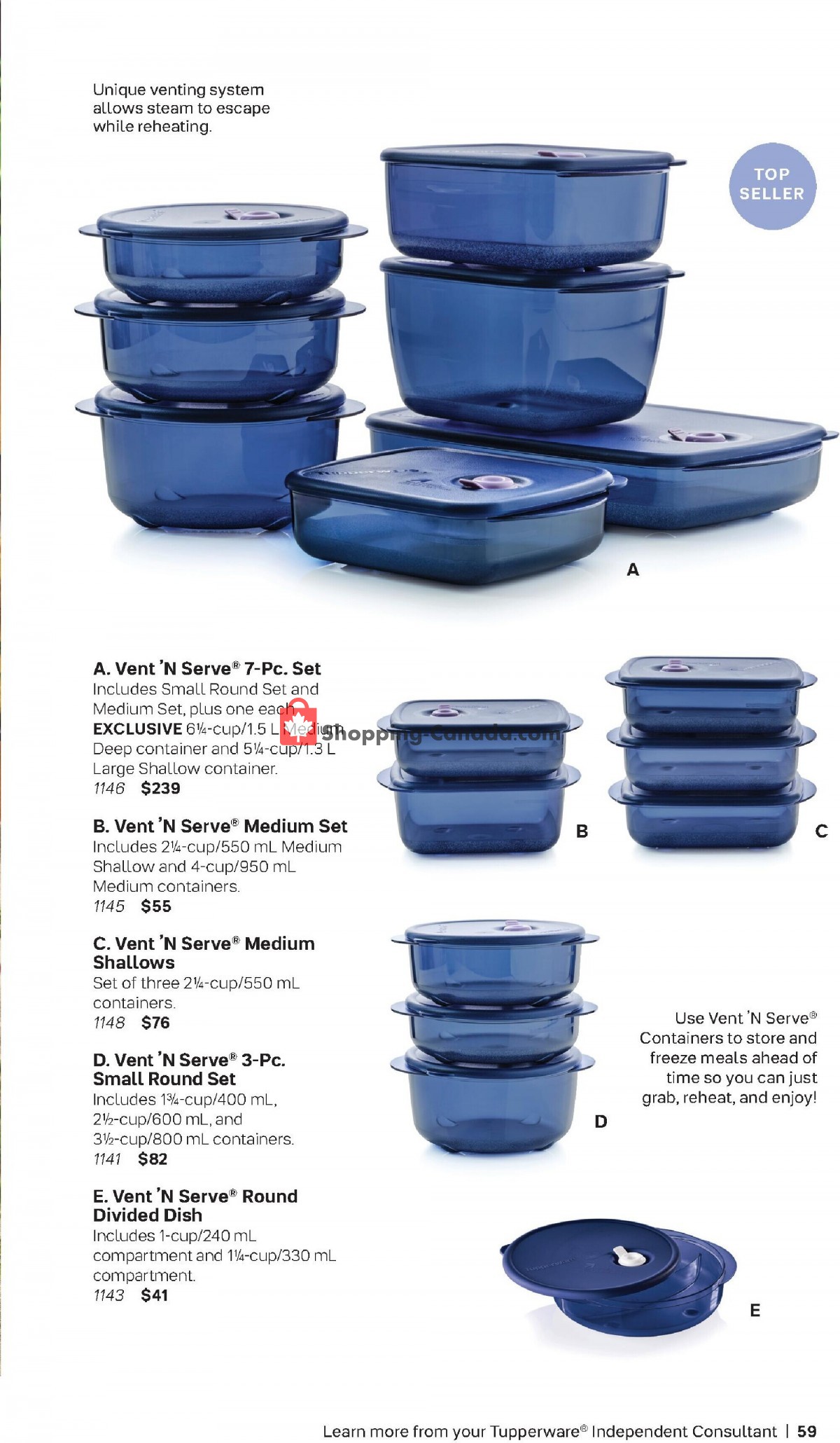 Tupperware flyer from Sunday October 1, 2023 to Sunday December 31, 2023 - page 59