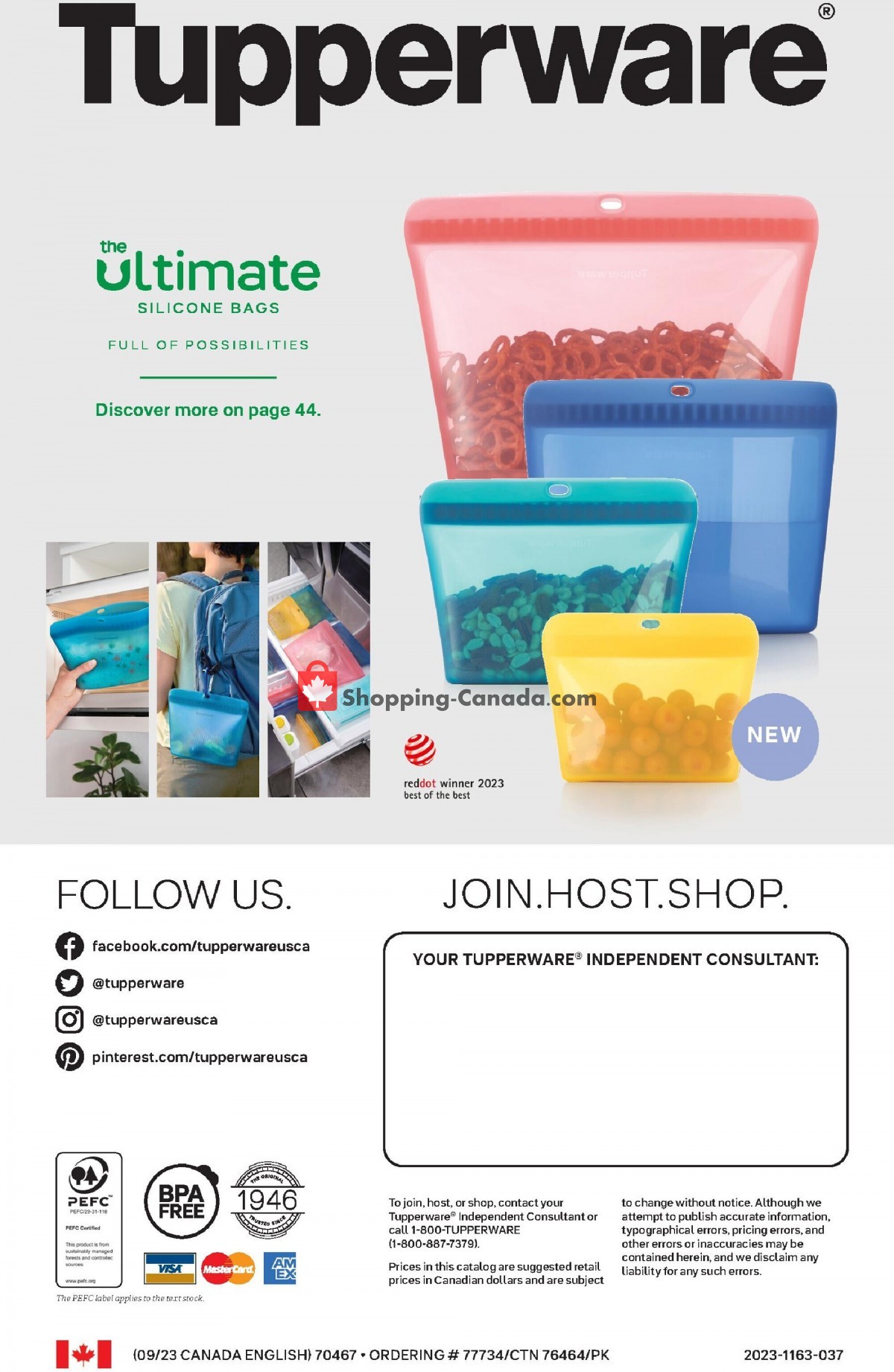 Tupperware flyer from Sunday October 1, 2023 to Sunday December 31, 2023 - page 76