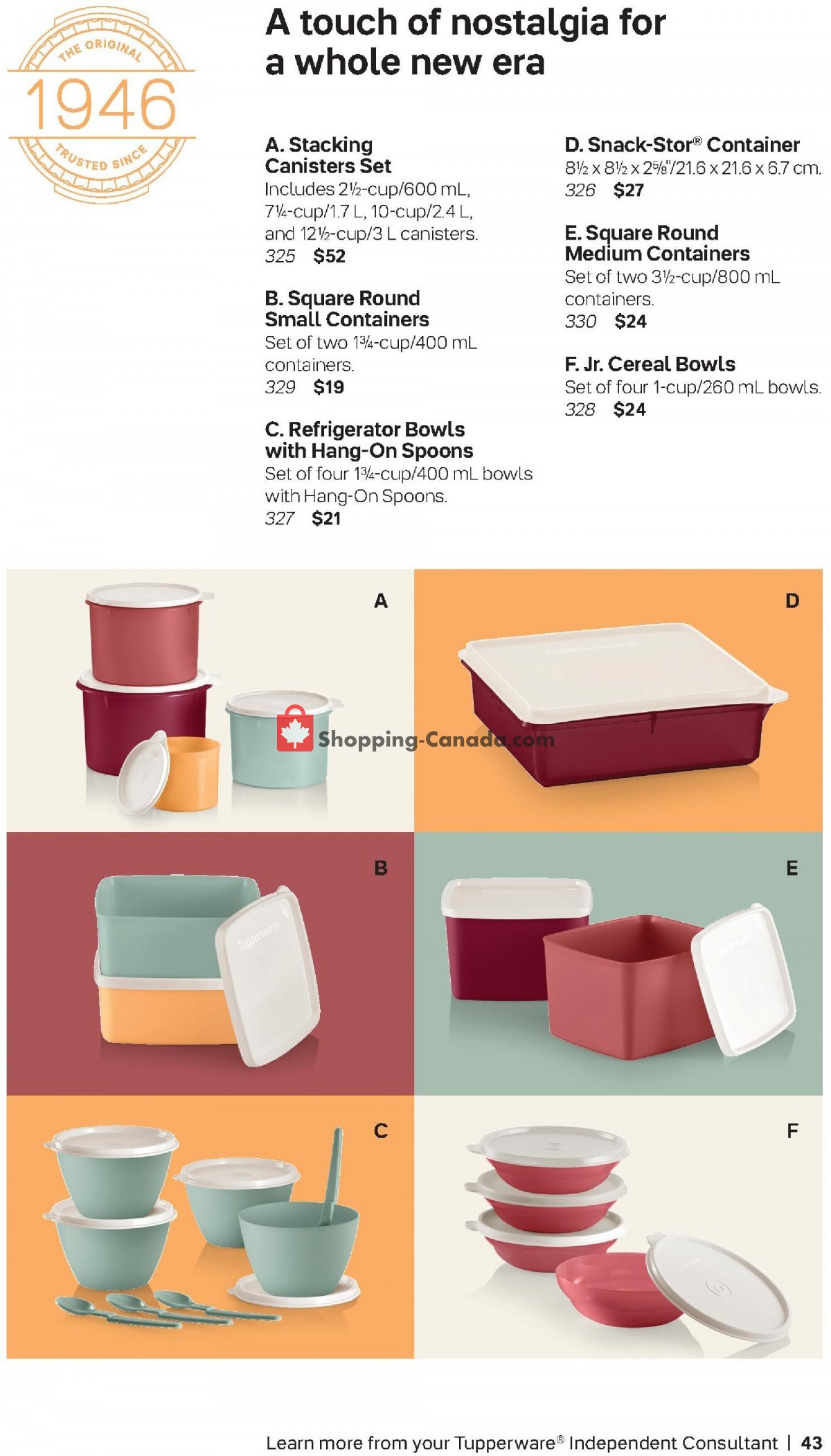 Tupperware flyer from Sunday October 1, 2023 to Sunday December 31, 2023 - page 43