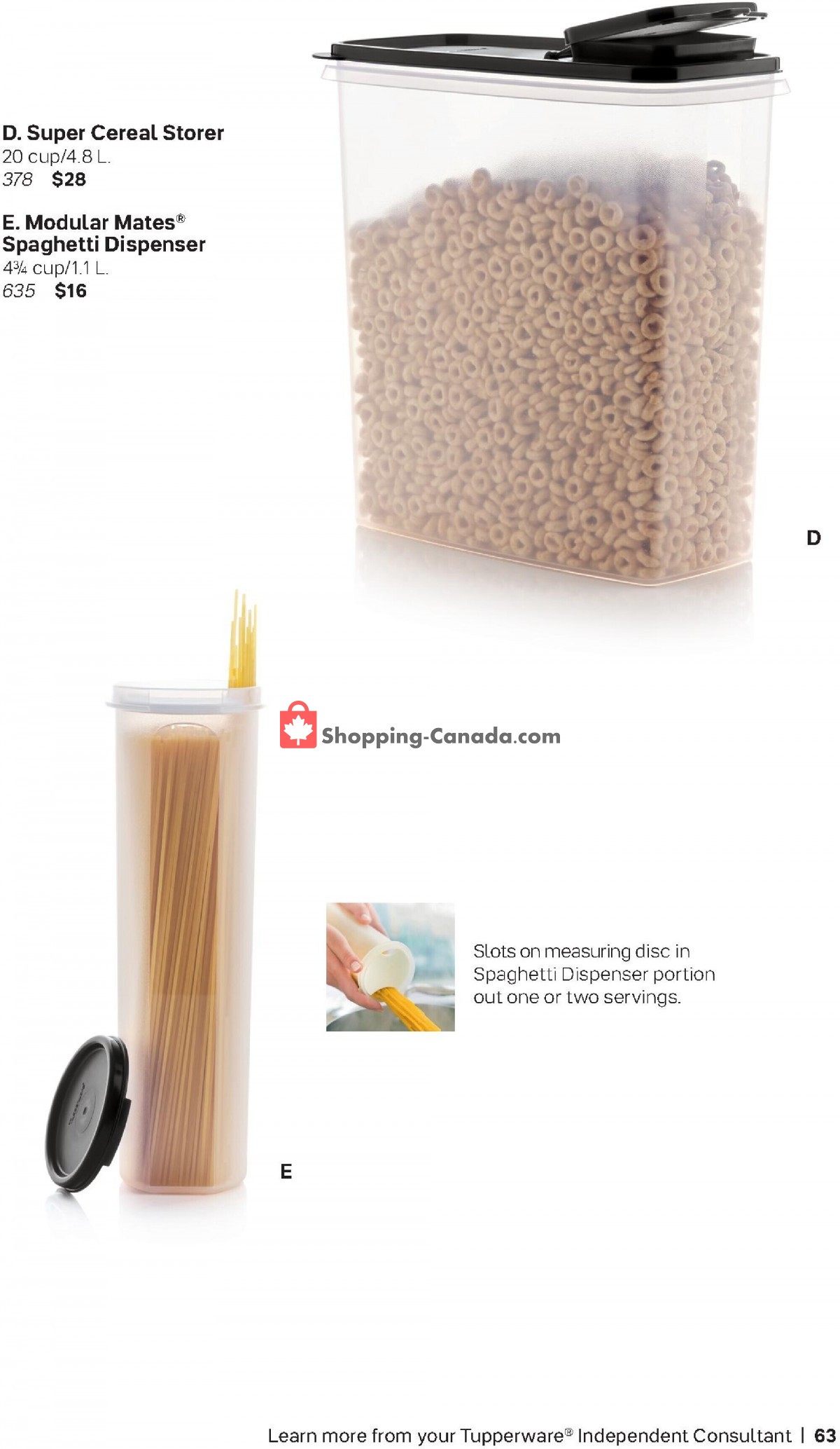 Tupperware flyer from Sunday October 1, 2023 to Sunday December 31, 2023 - page 63