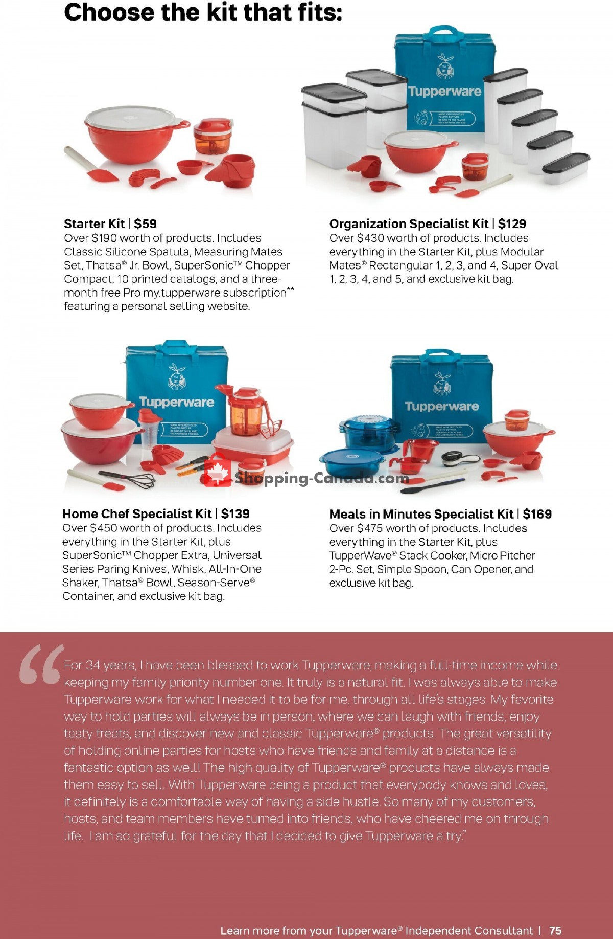 Tupperware flyer from Sunday October 1, 2023 to Sunday December 31, 2023 - page 75