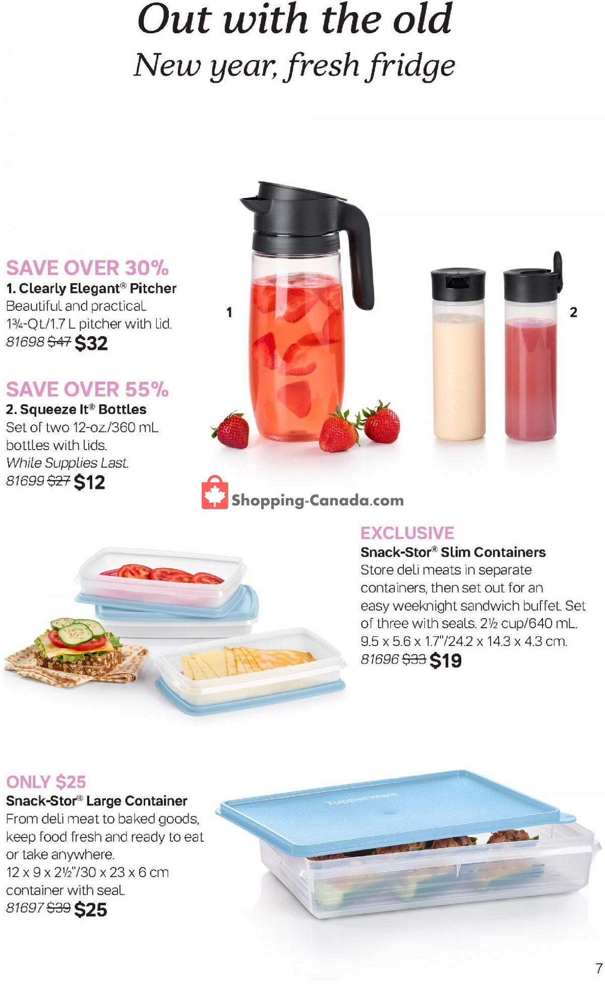 Tupperware flyer from Thursday November 30, 2023 to Wednesday December 27, 2023 - page 7