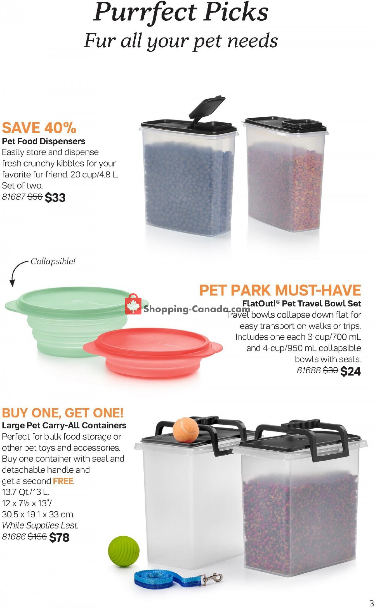 Tupperware flyer from Thursday October 26, 2023 to Wednesday November 29, 2023 - page 3