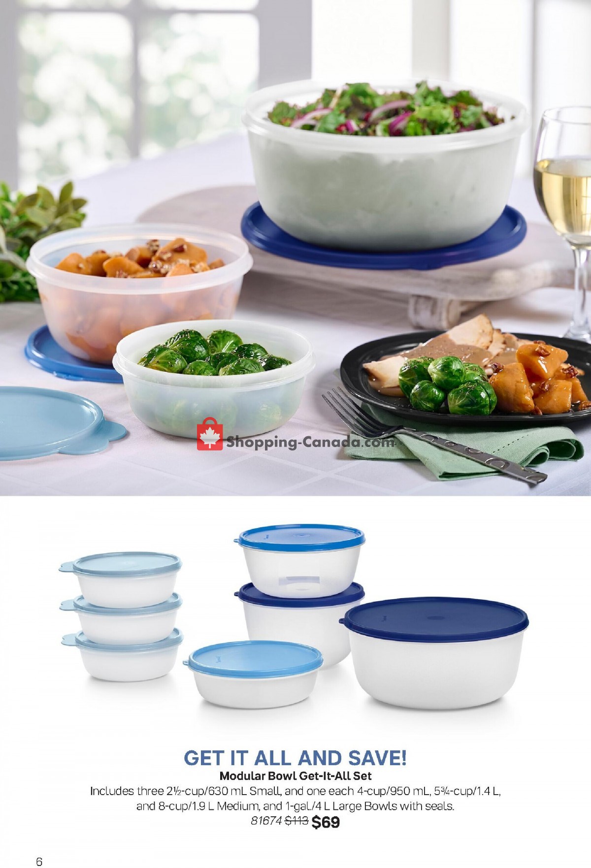 Tupperware flyer from Thursday October 26, 2023 to Wednesday November 29, 2023 - page 6