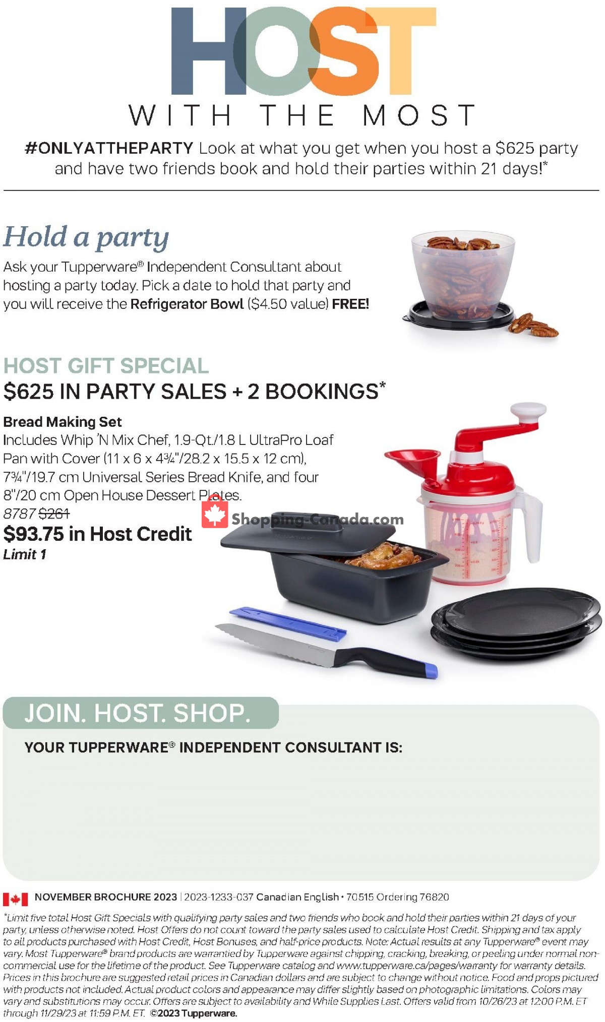 Tupperware flyer from Thursday October 26, 2023 to Wednesday November 29, 2023 - page 8