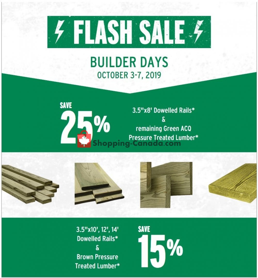 UFA flyer from Thursday October 3, 2019 to Monday October 7, 2019 - page 1