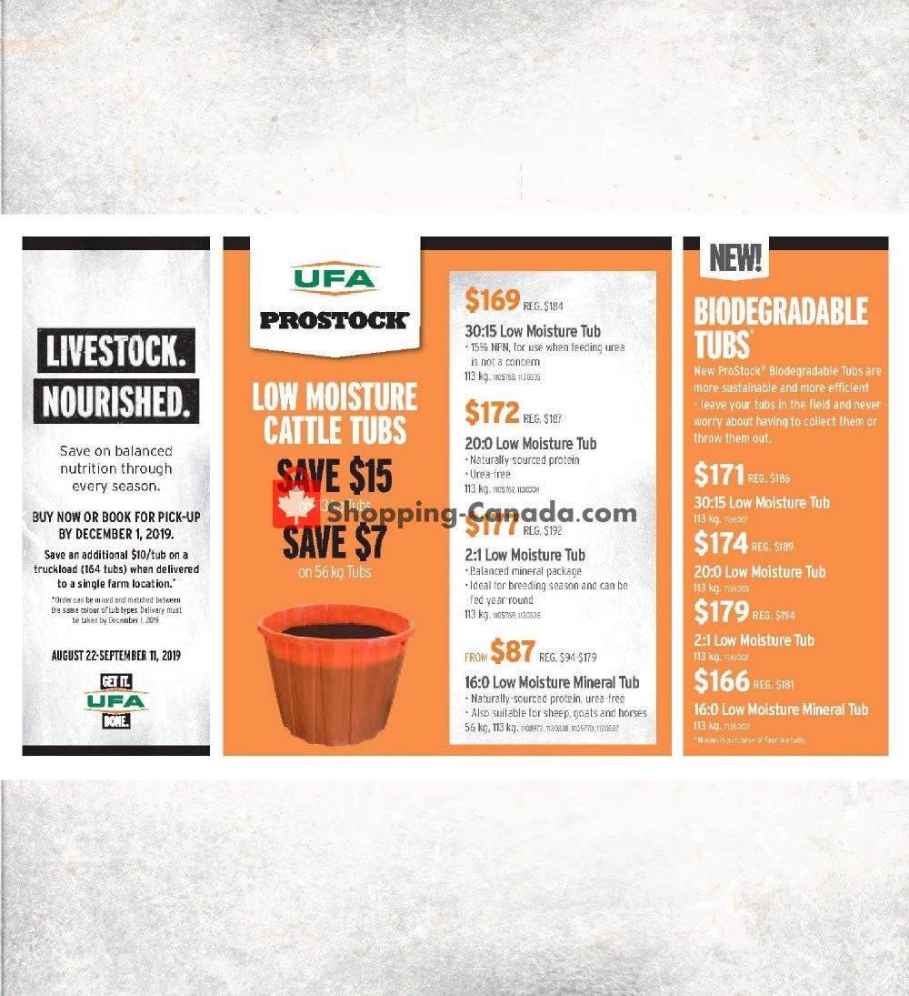 UFA flyer from Thursday August 22, 2019 to Wednesday September 11, 2019 - page 13