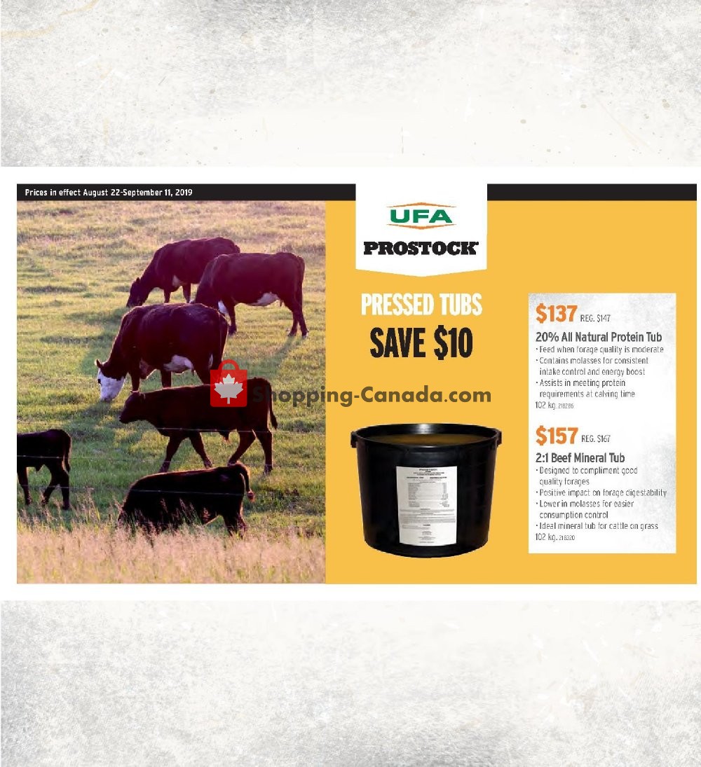 UFA flyer from Thursday August 22, 2019 to Wednesday September 11, 2019 - page 14