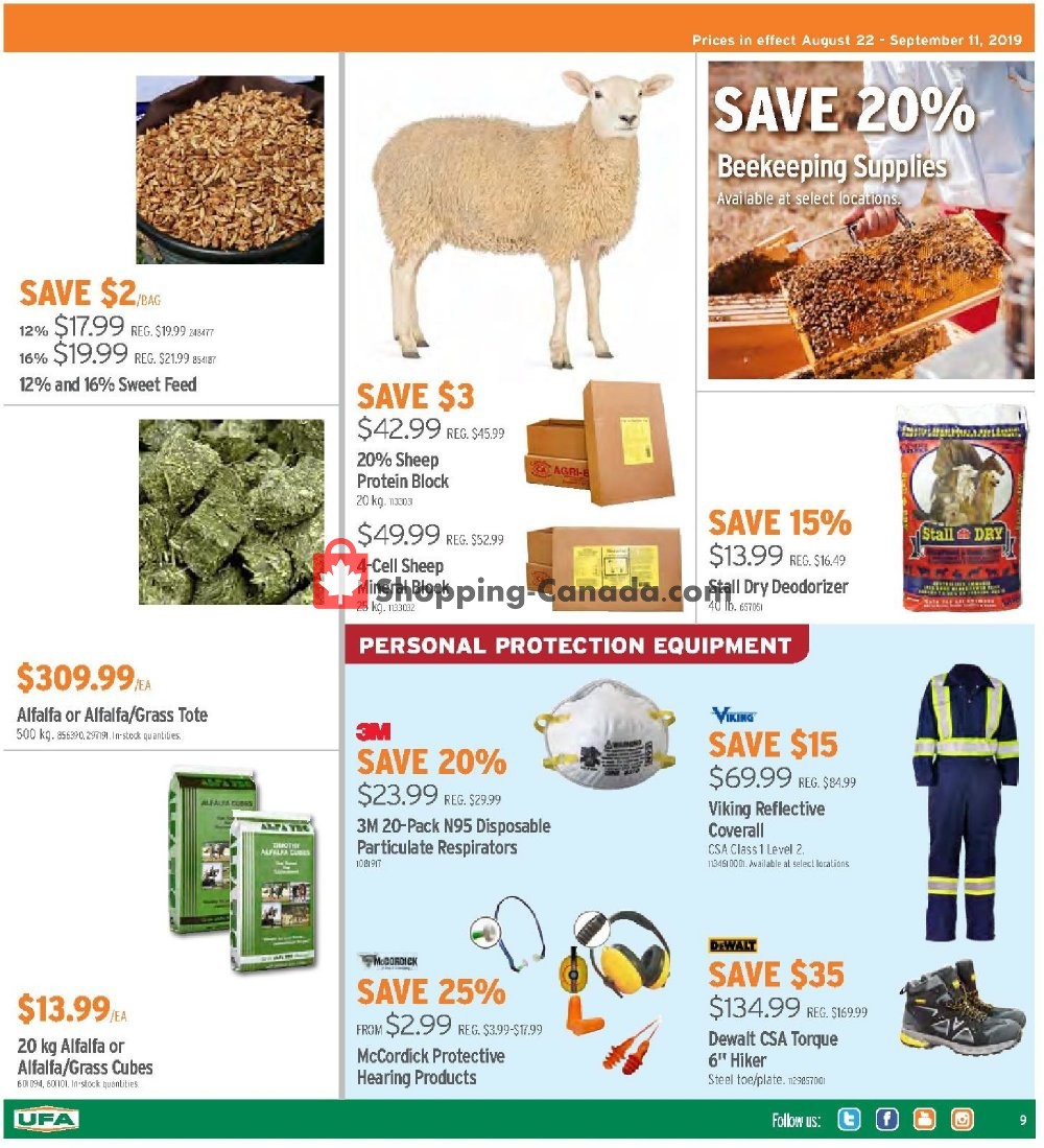 UFA flyer from Thursday August 22, 2019 to Wednesday September 11, 2019 - page 9