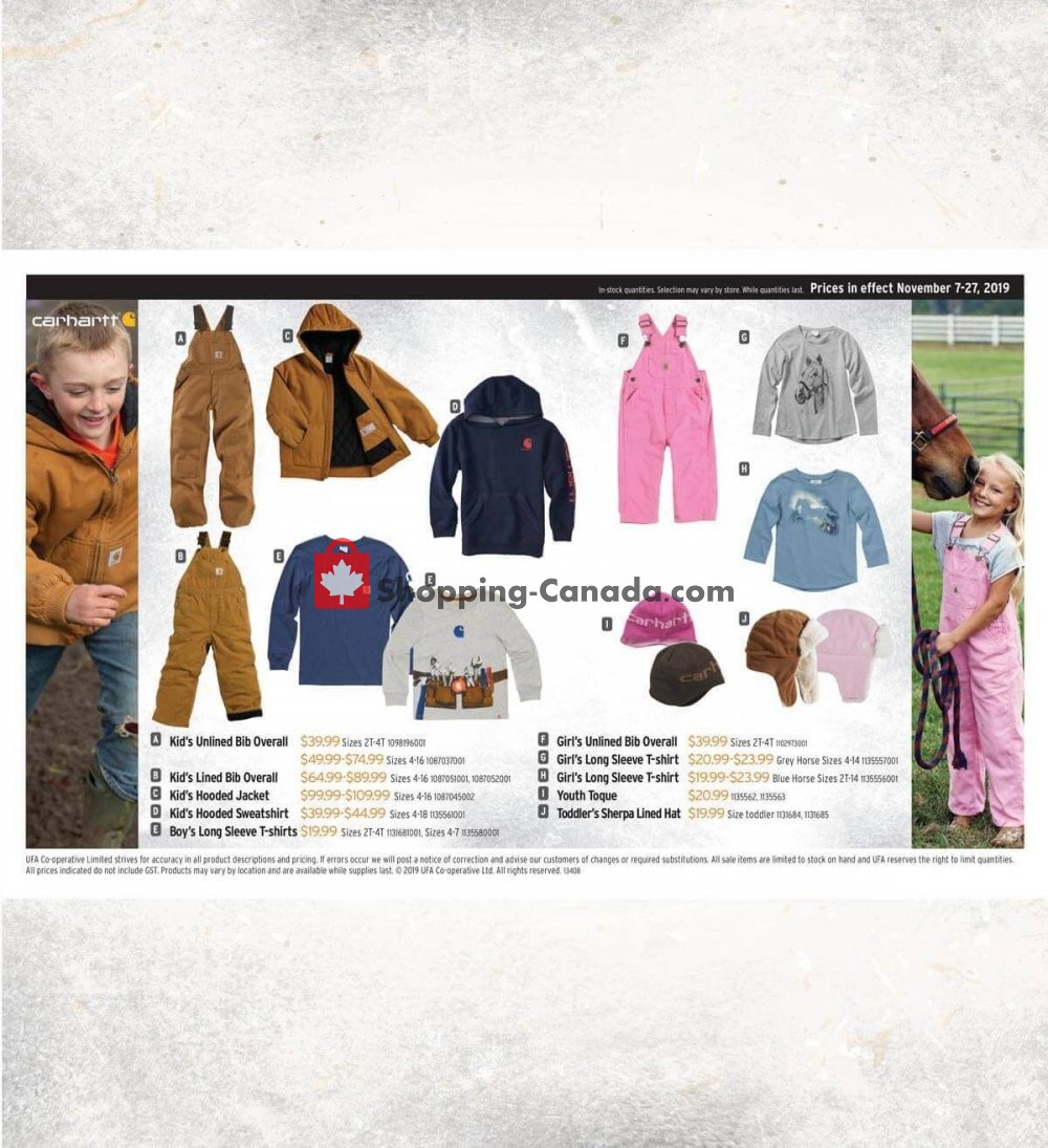 UFA flyer from Thursday November 7, 2019 to Wednesday November 27, 2019 - page 16