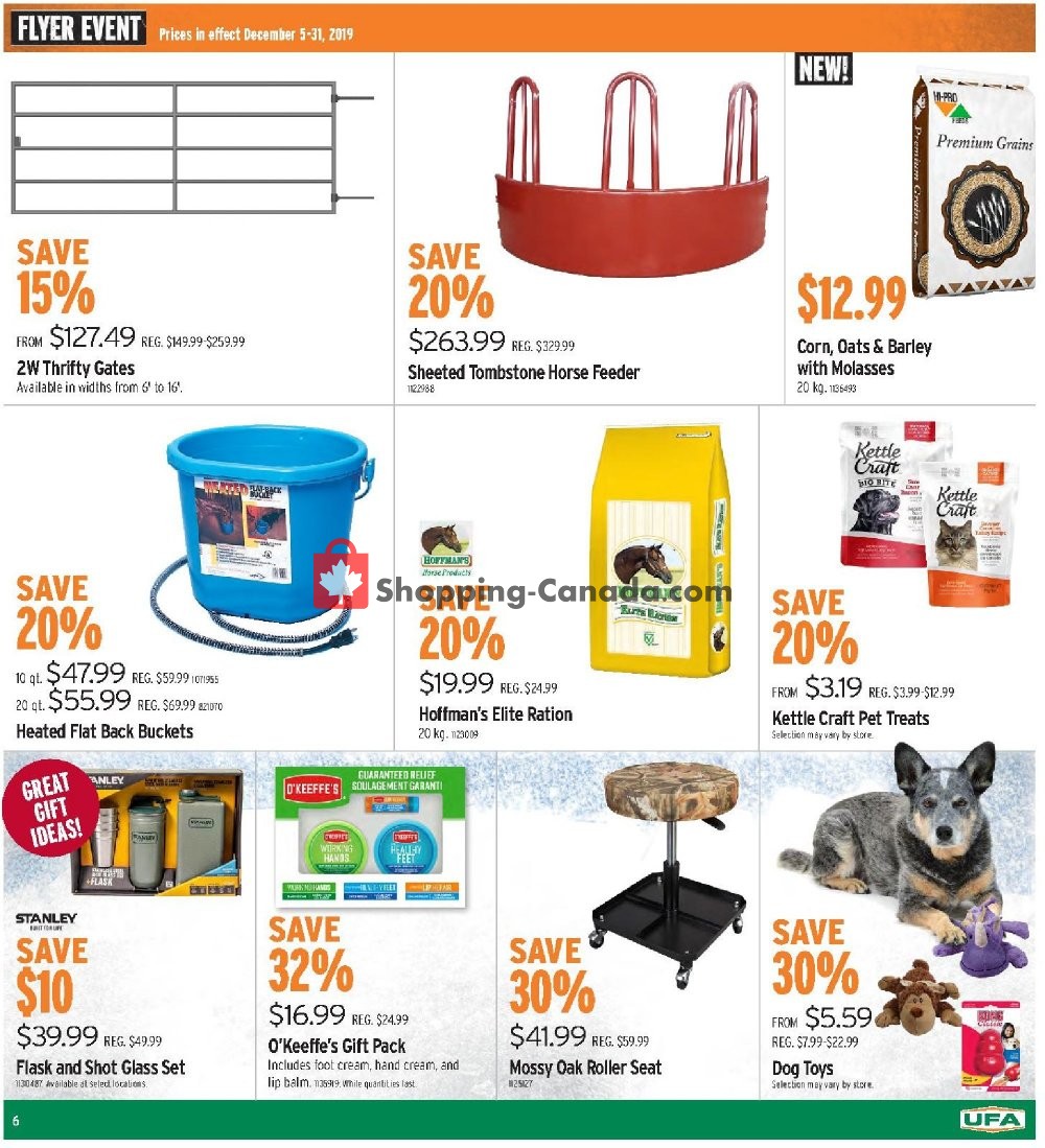 UFA flyer from Thursday December 5, 2019 to Tuesday December 31, 2019 - page 10