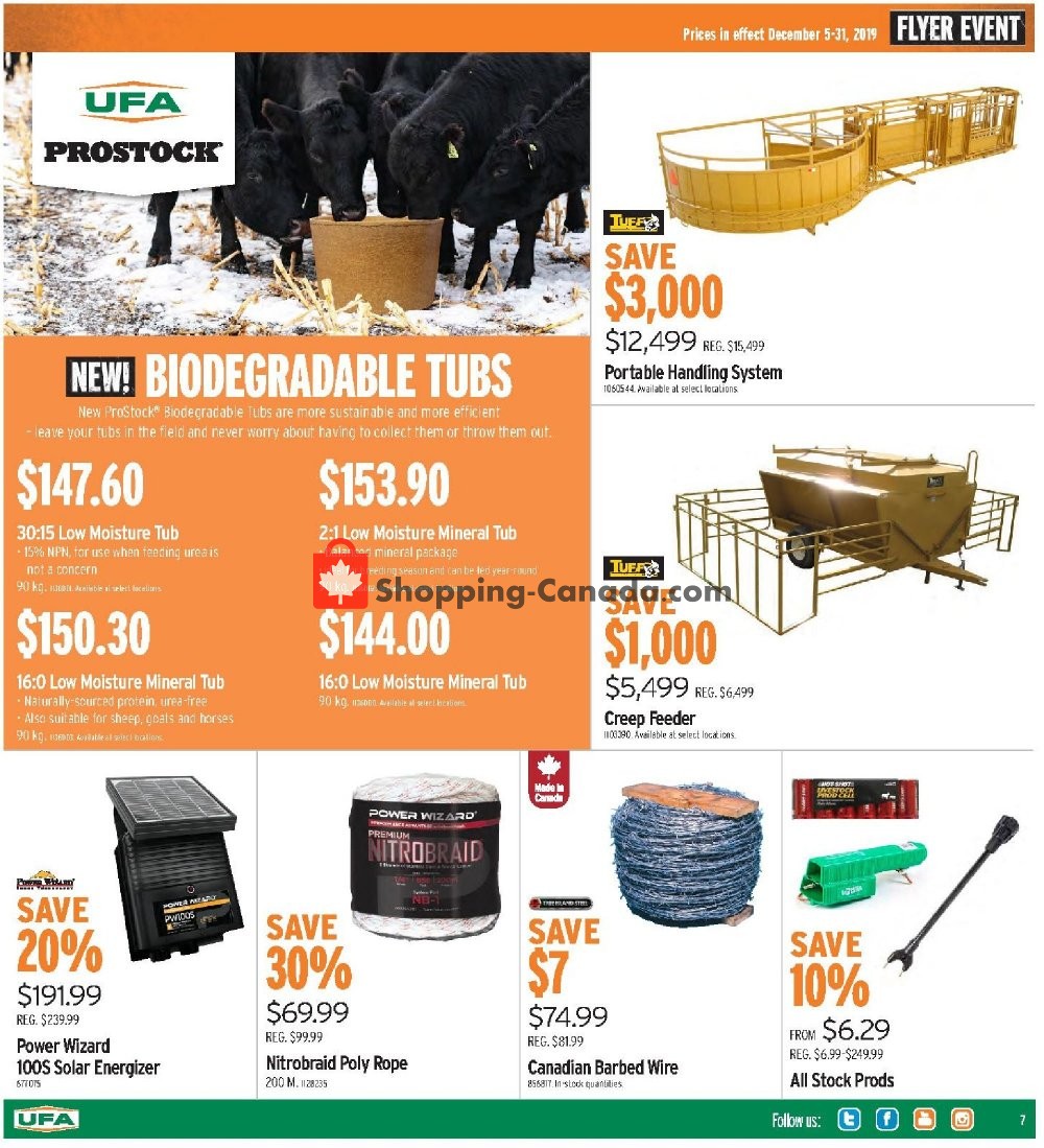 UFA flyer from Thursday December 5, 2019 to Tuesday December 31, 2019 - page 11