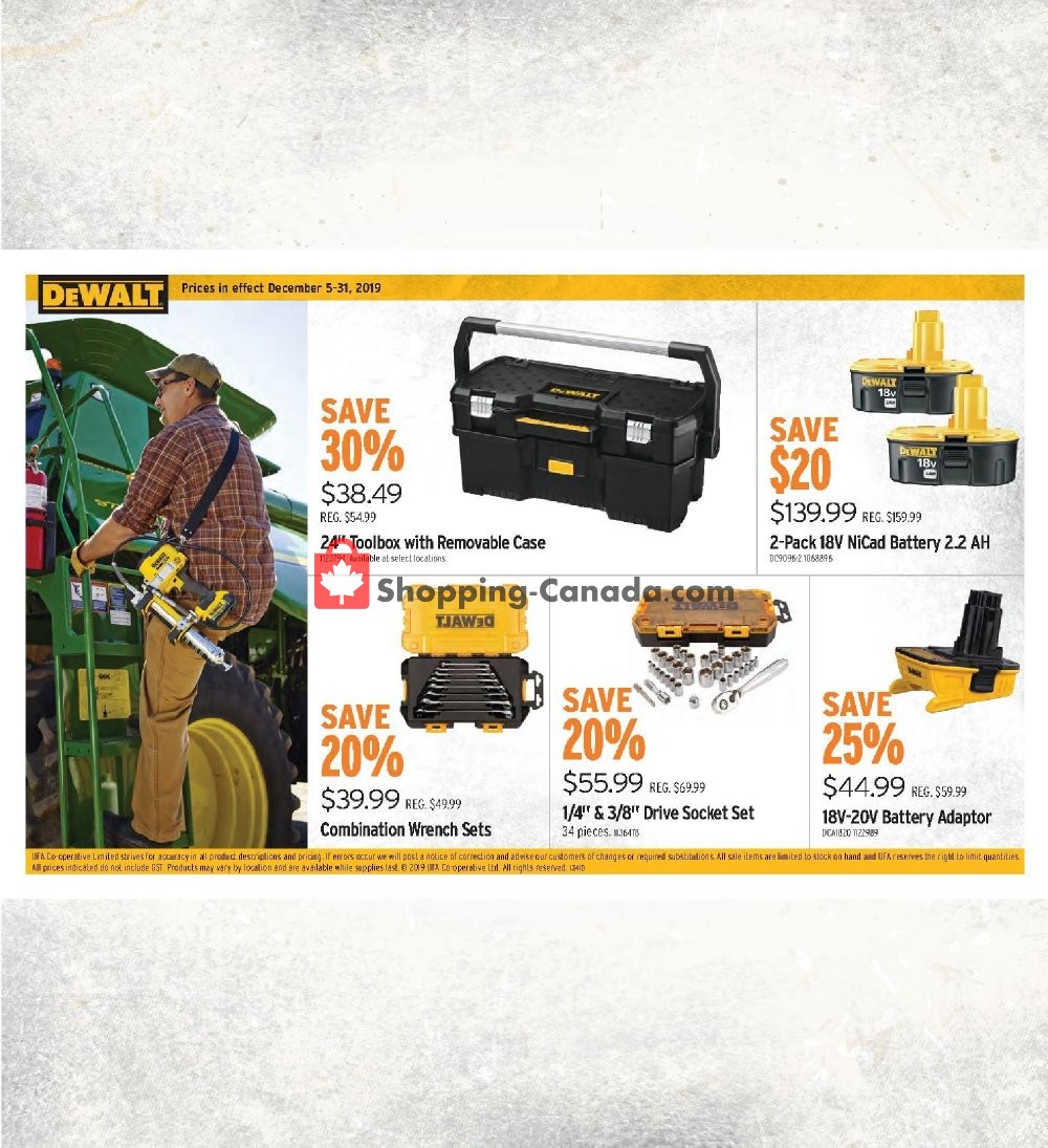 UFA flyer from Thursday December 5, 2019 to Tuesday December 31, 2019 - page 4