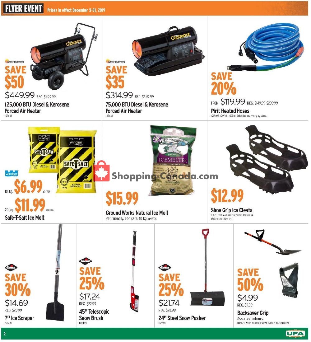 UFA flyer from Thursday December 5, 2019 to Tuesday December 31, 2019 - page 6
