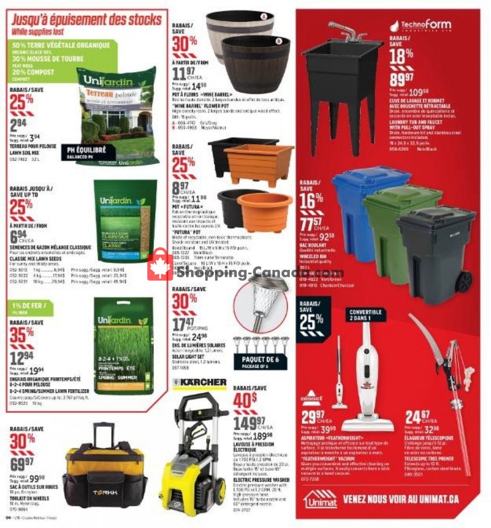 Unimat flyer from Wednesday April 17, 2019 to Tuesday April 23, 2019 - page 4