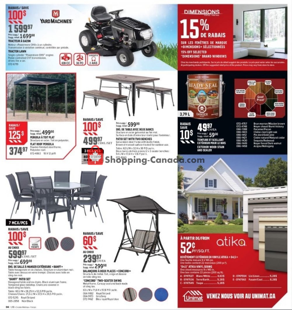 Unimat flyer from Wednesday May 1, 2019 to Tuesday May 7, 2019 - page 4