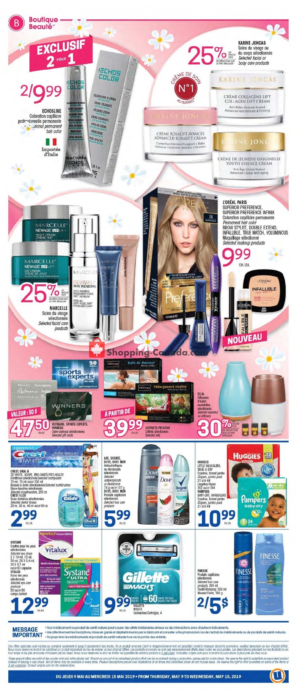 Uniprix flyer from Thursday May 9, 2019 to Wednesday May 15, 2019 - page 8