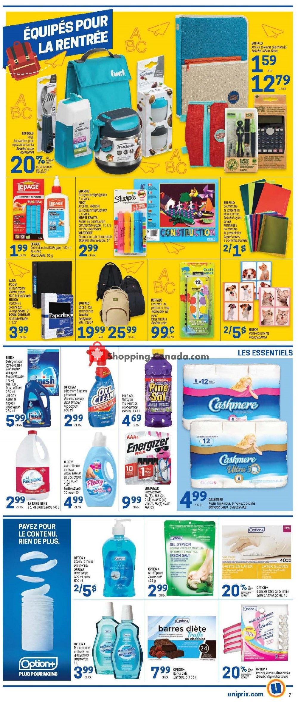 Uniprix flyer from Thursday July 11, 2019 to Wednesday July 17, 2019 - page 7