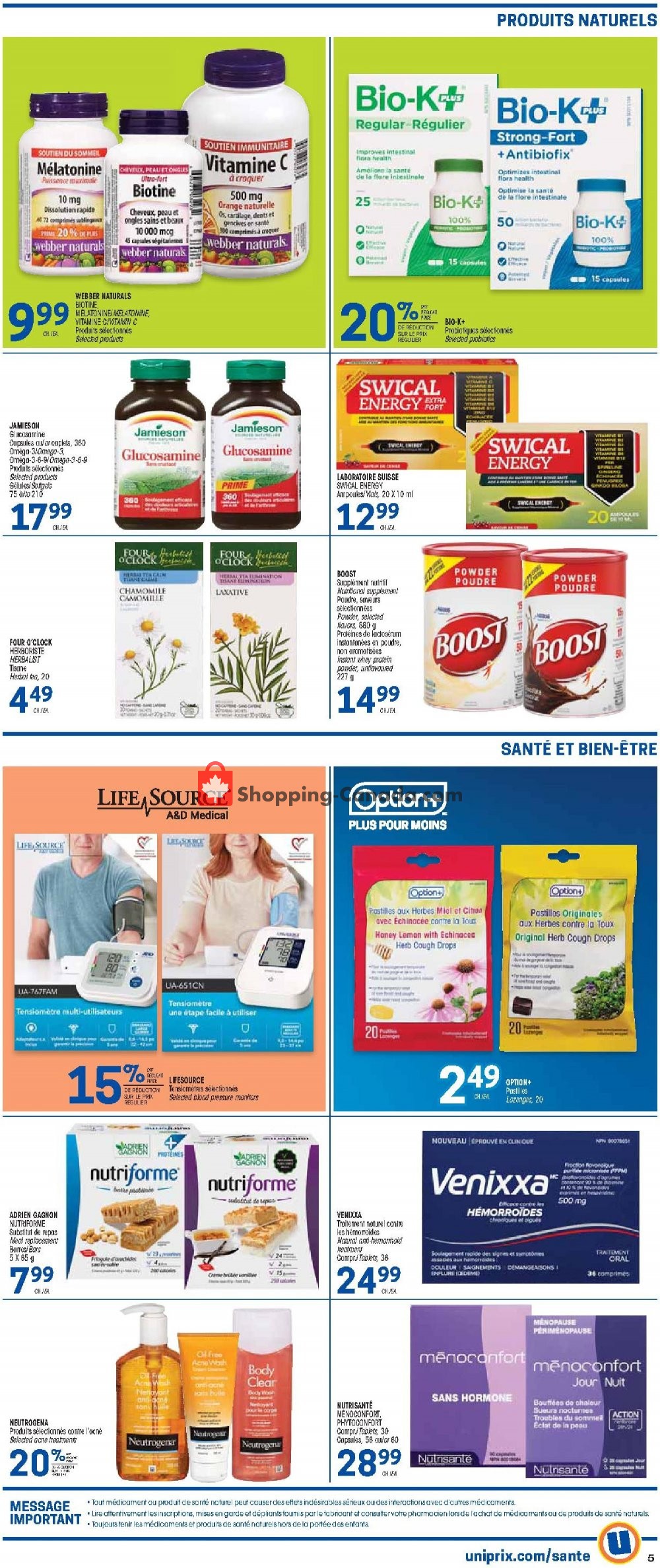 Uniprix Canada, flyer (Hot Offer) May 14 May 20, 2020 Shopping