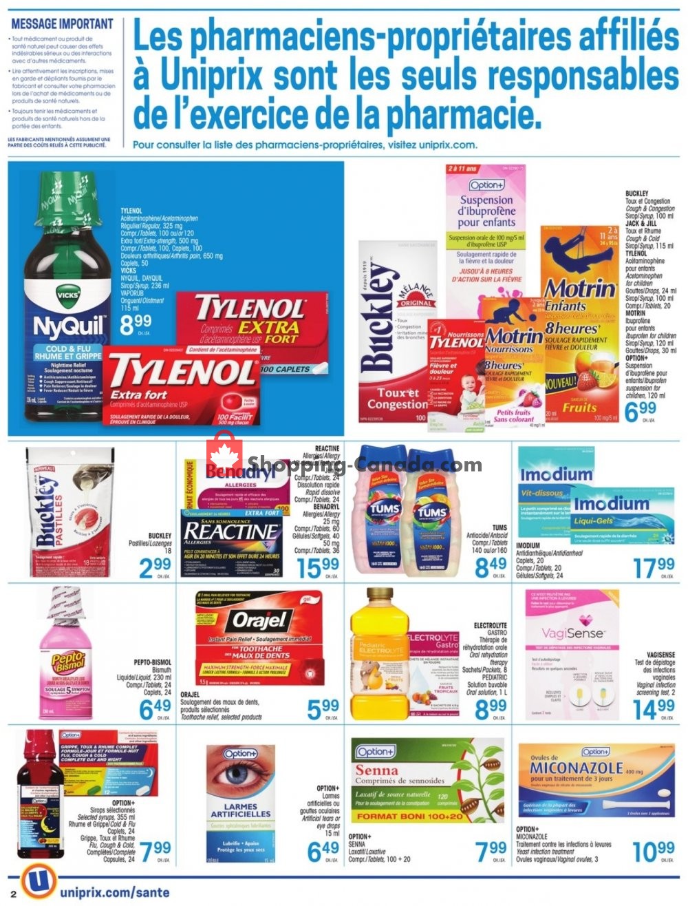 Uniprix flyer from Thursday January 21, 2021 to Wednesday January 27, 2021 - page 3