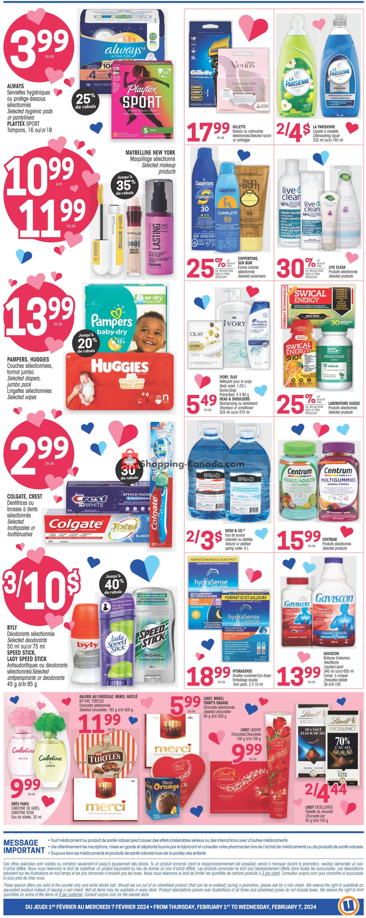 Uniprix flyer from Thursday February 1, 2024 to Wednesday February 7, 2024 - page 3