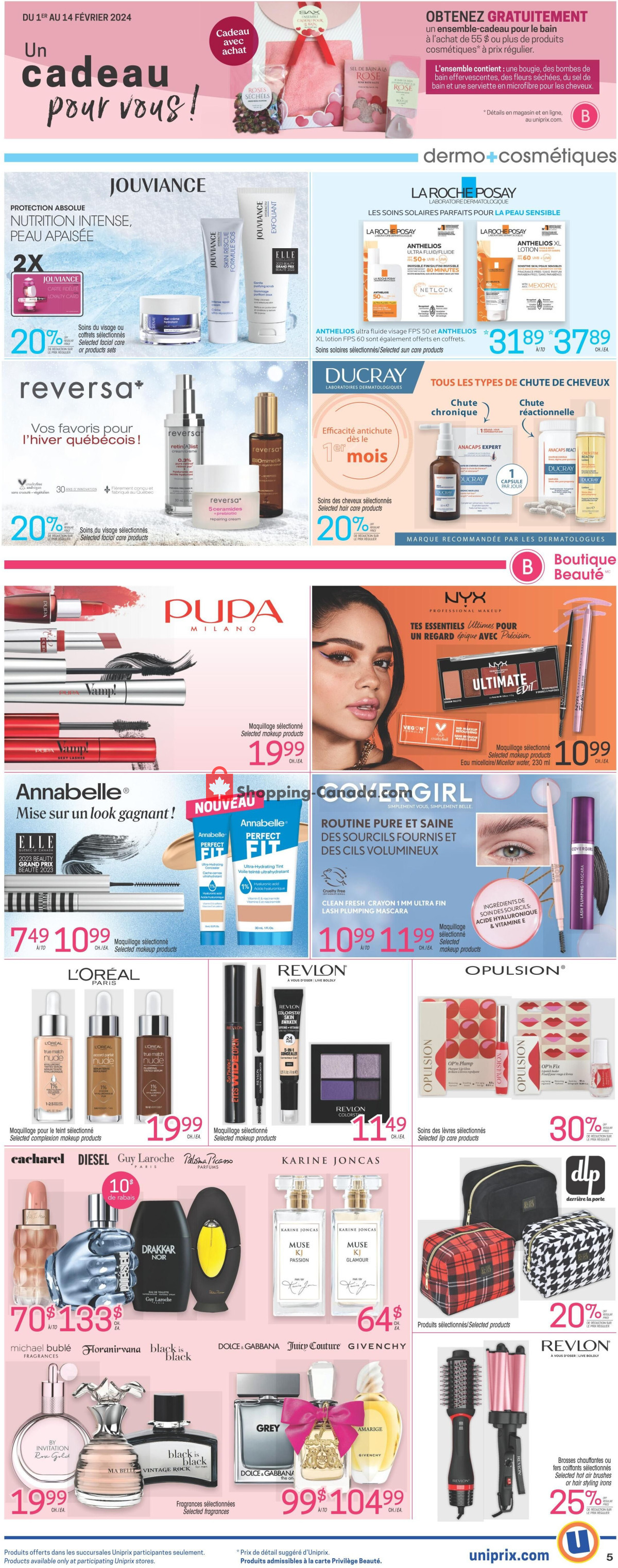 Uniprix flyer from Thursday February 1, 2024 to Wednesday February 7, 2024 - page 5