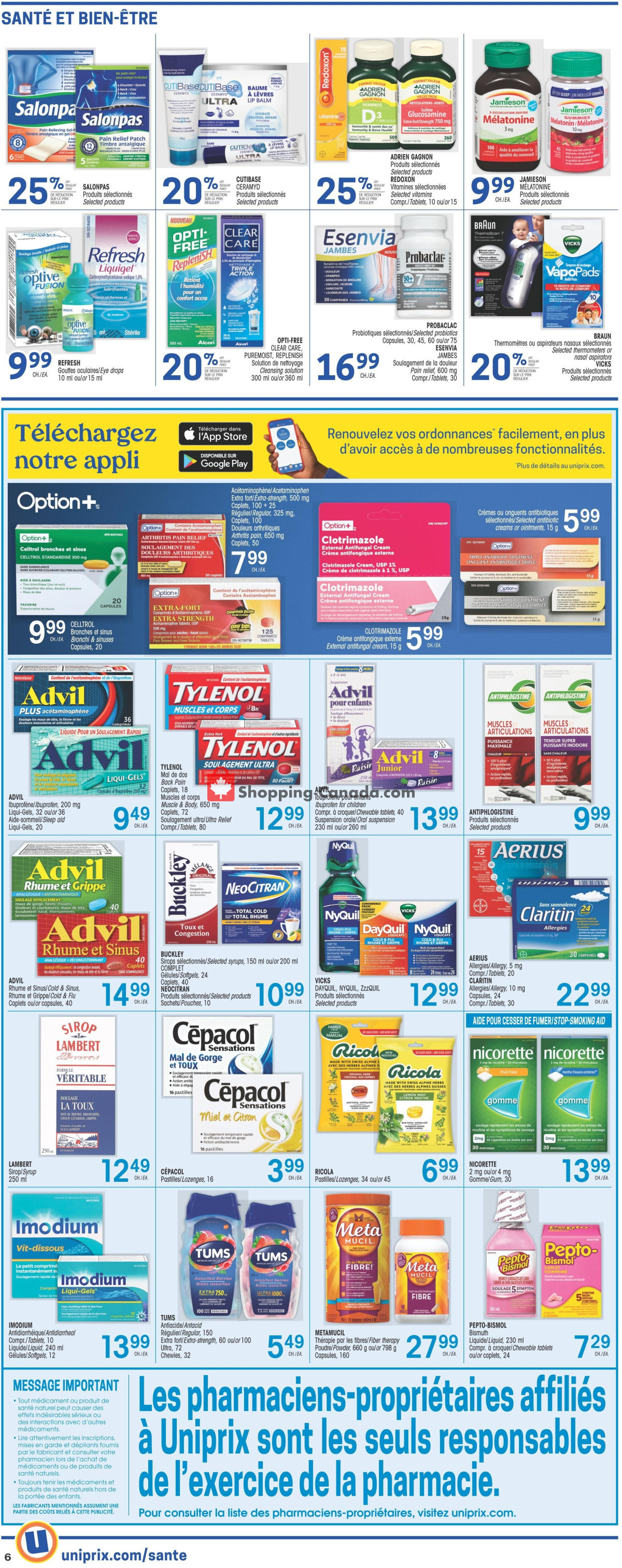 Uniprix flyer from Thursday February 1, 2024 to Wednesday February 7, 2024 - page 6