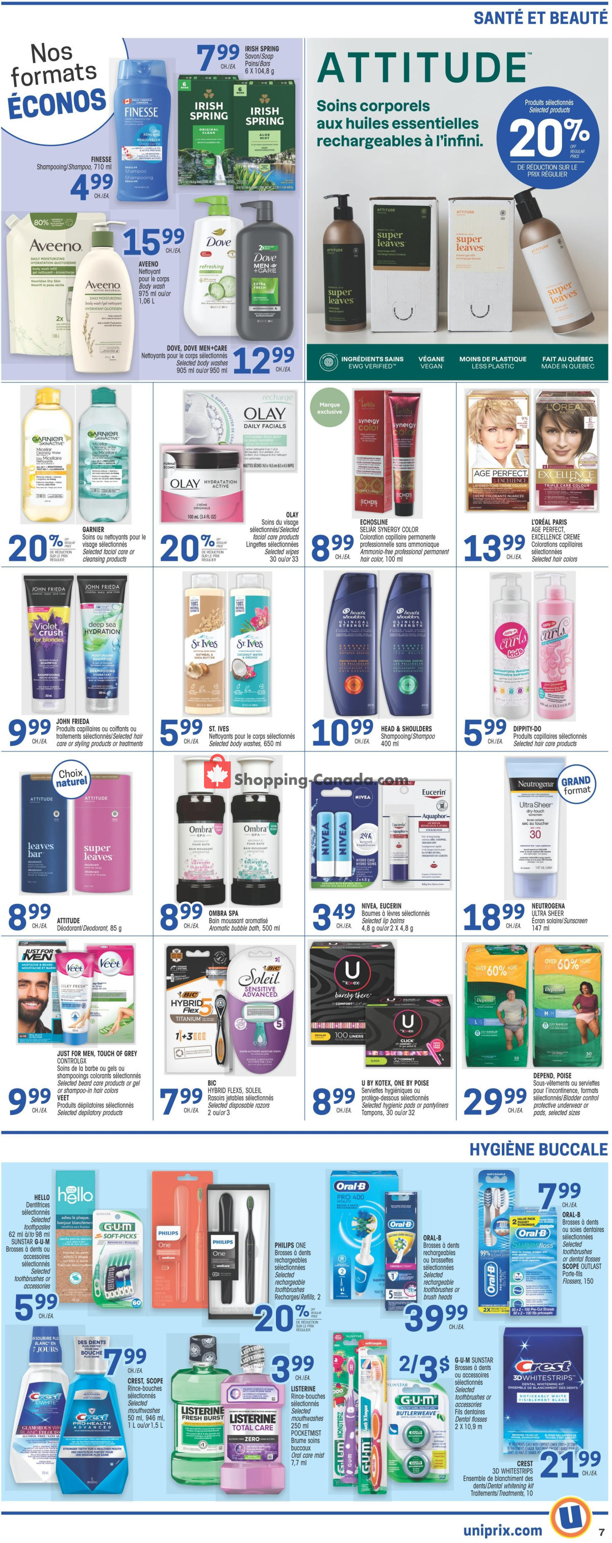 Uniprix flyer from Thursday February 1, 2024 to Wednesday February 7, 2024 - page 7