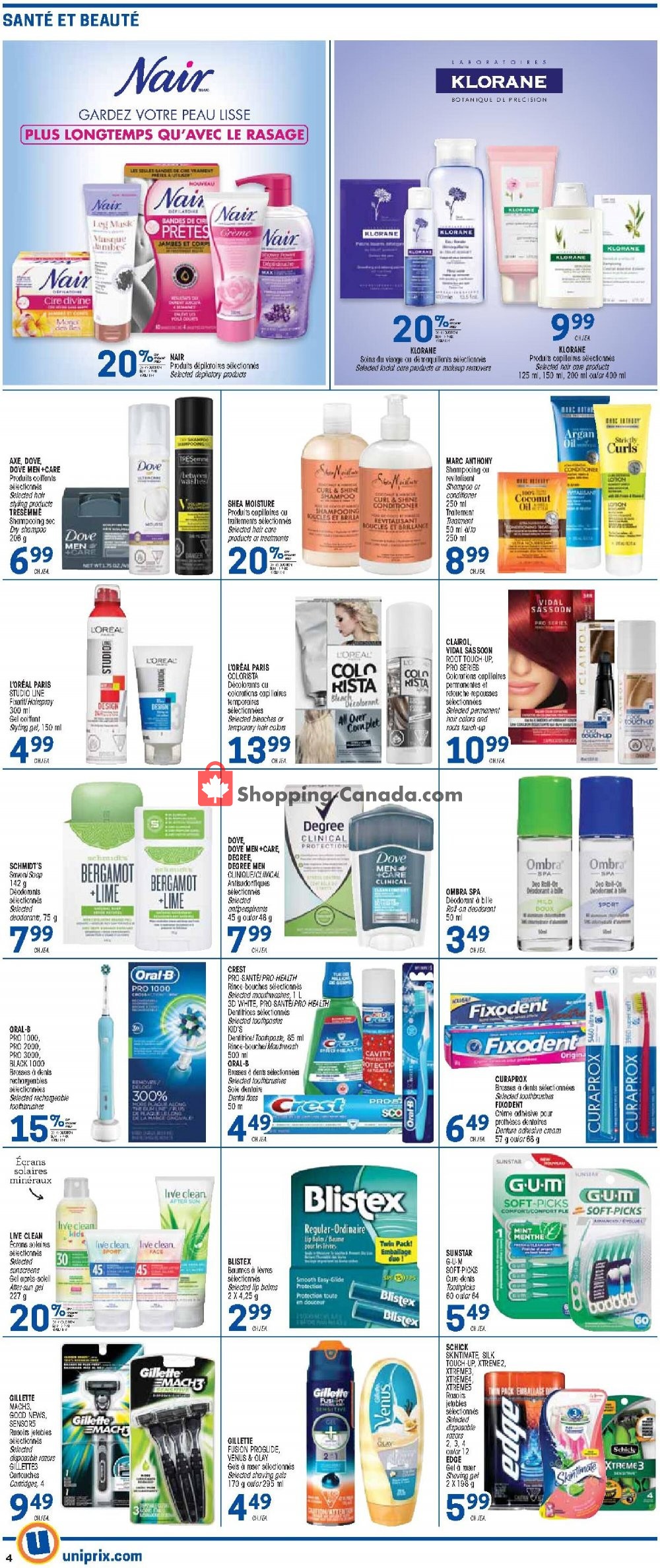 Uniprix flyer from Thursday July 2, 2020 to Wednesday July 8, 2020 - page 4