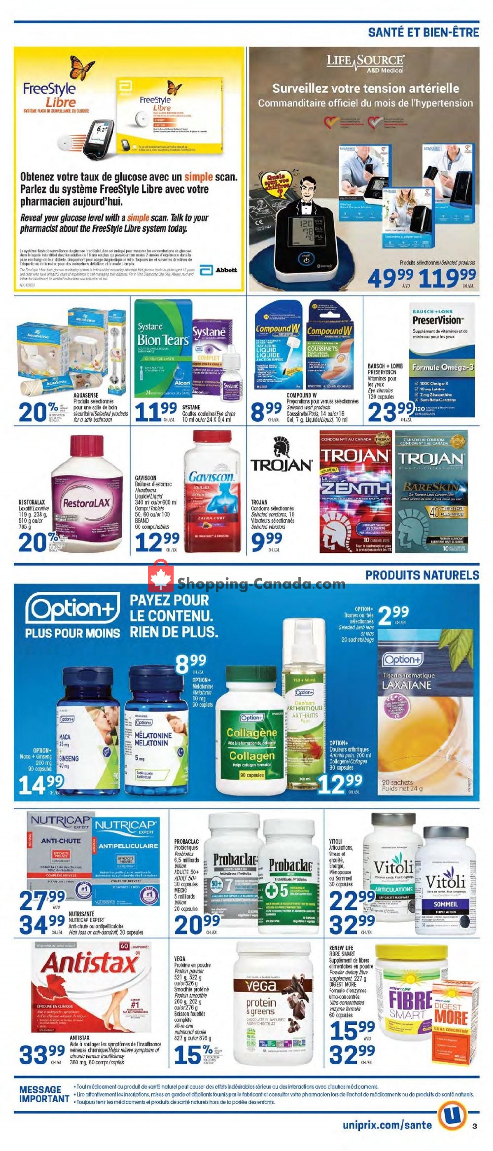 Uniprix flyer from Thursday May 16, 2019 to Wednesday May 22, 2019 - page 3