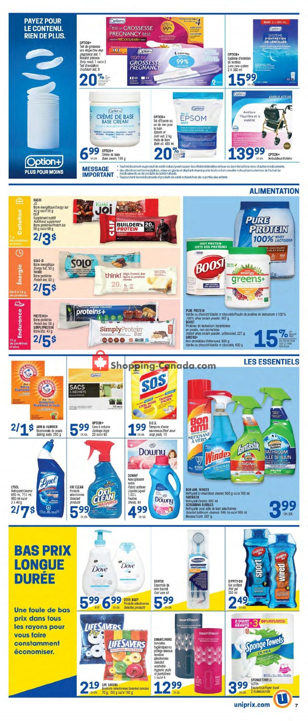 Uniprix flyer from Thursday May 16, 2019 to Wednesday May 22, 2019 - page 7