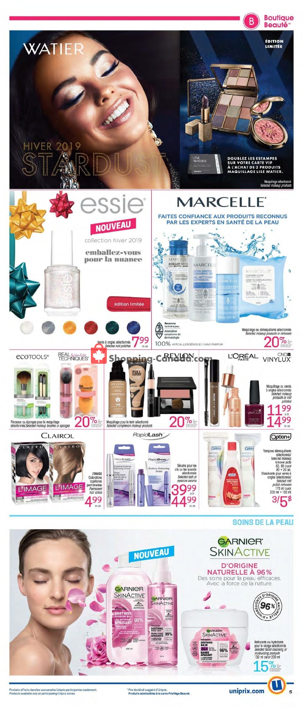 Uniprix flyer from Thursday November 7, 2019 to Wednesday November 13, 2019 - page 5