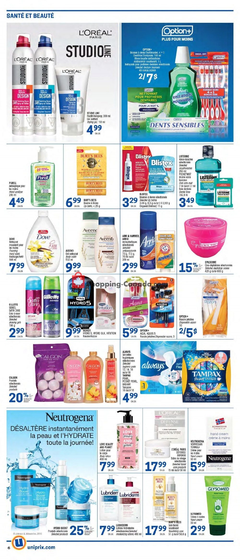 Uniprix flyer from Thursday November 7, 2019 to Wednesday November 13, 2019 - page 6