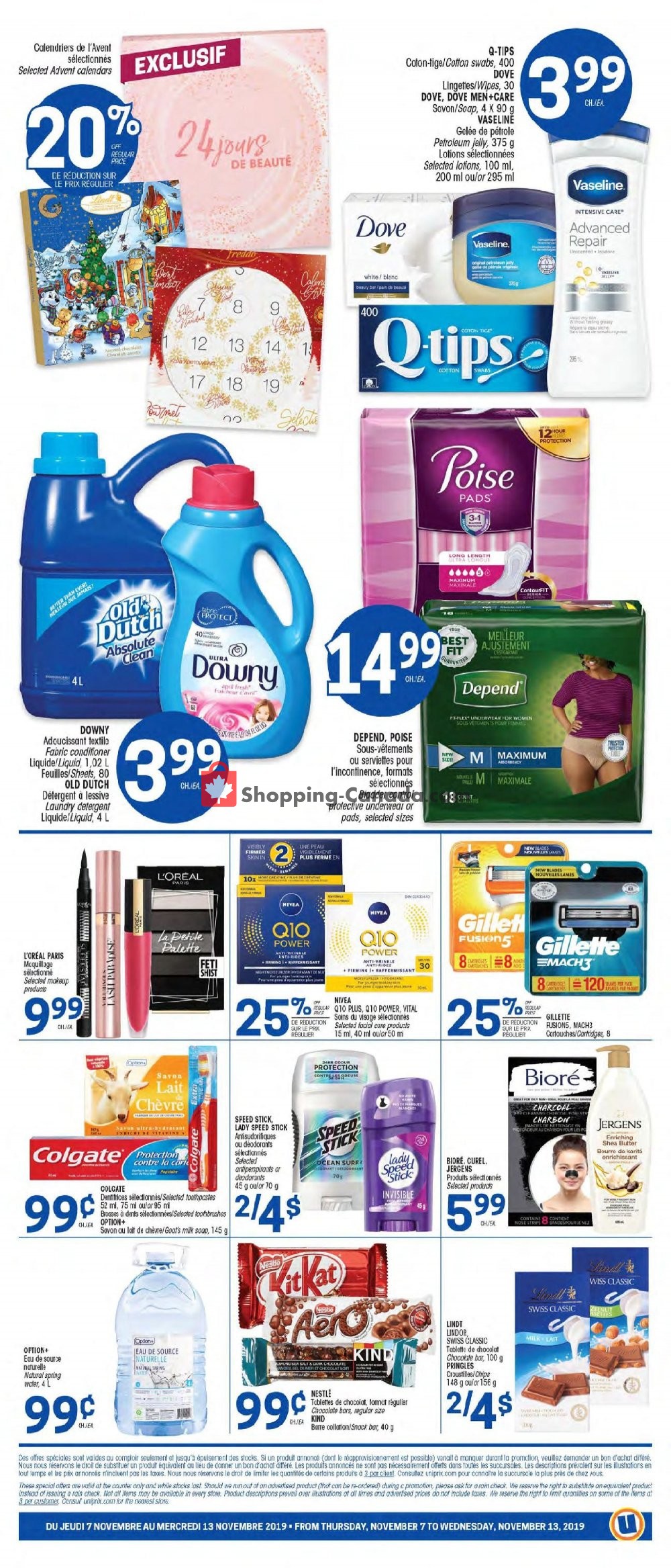 Uniprix flyer from Thursday November 7, 2019 to Wednesday November 13, 2019 - page 8