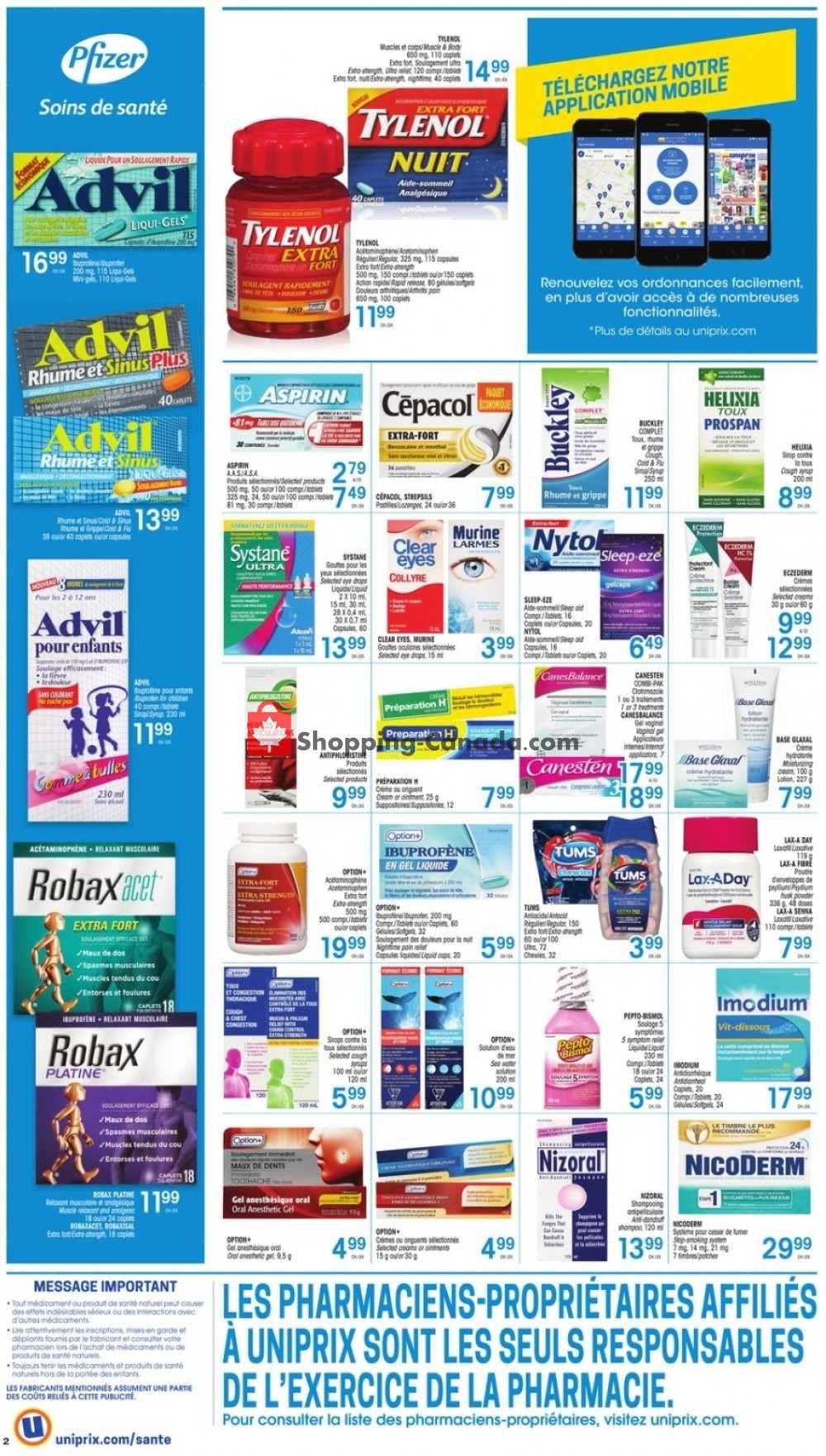Uniprix flyer from Thursday October 10, 2019 to Wednesday October 16, 2019 - page 2