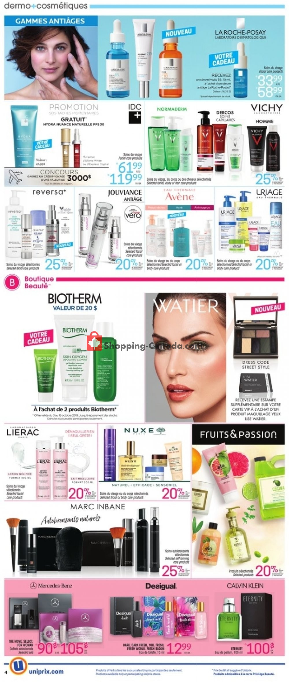 Uniprix flyer from Thursday October 10, 2019 to Wednesday October 16, 2019 - page 4