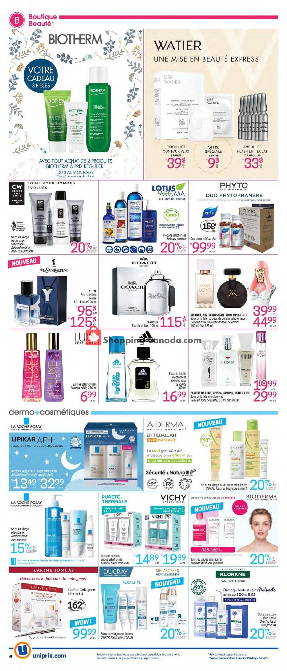 Uniprix flyer from Thursday October 3, 2019 to Wednesday October 9, 2019 - page 6