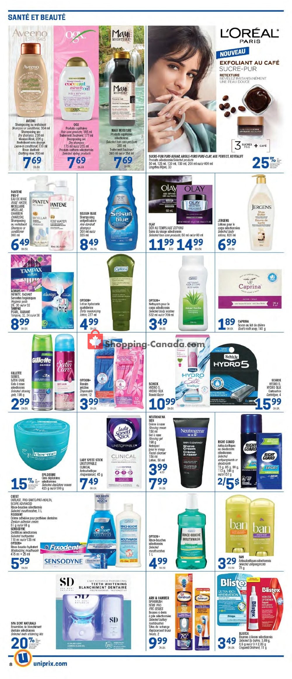 Uniprix flyer from Thursday October 3, 2019 to Wednesday October 9, 2019 - page 8