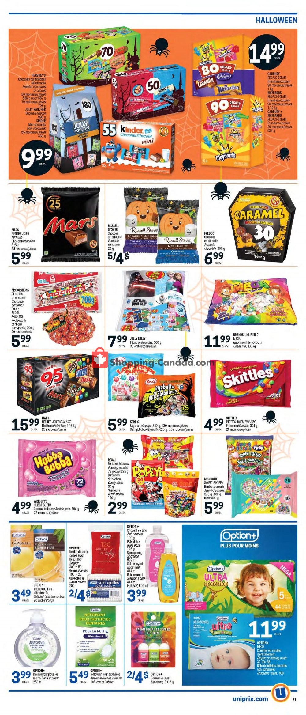 Uniprix flyer from Thursday October 3, 2019 to Wednesday October 9, 2019 - page 9