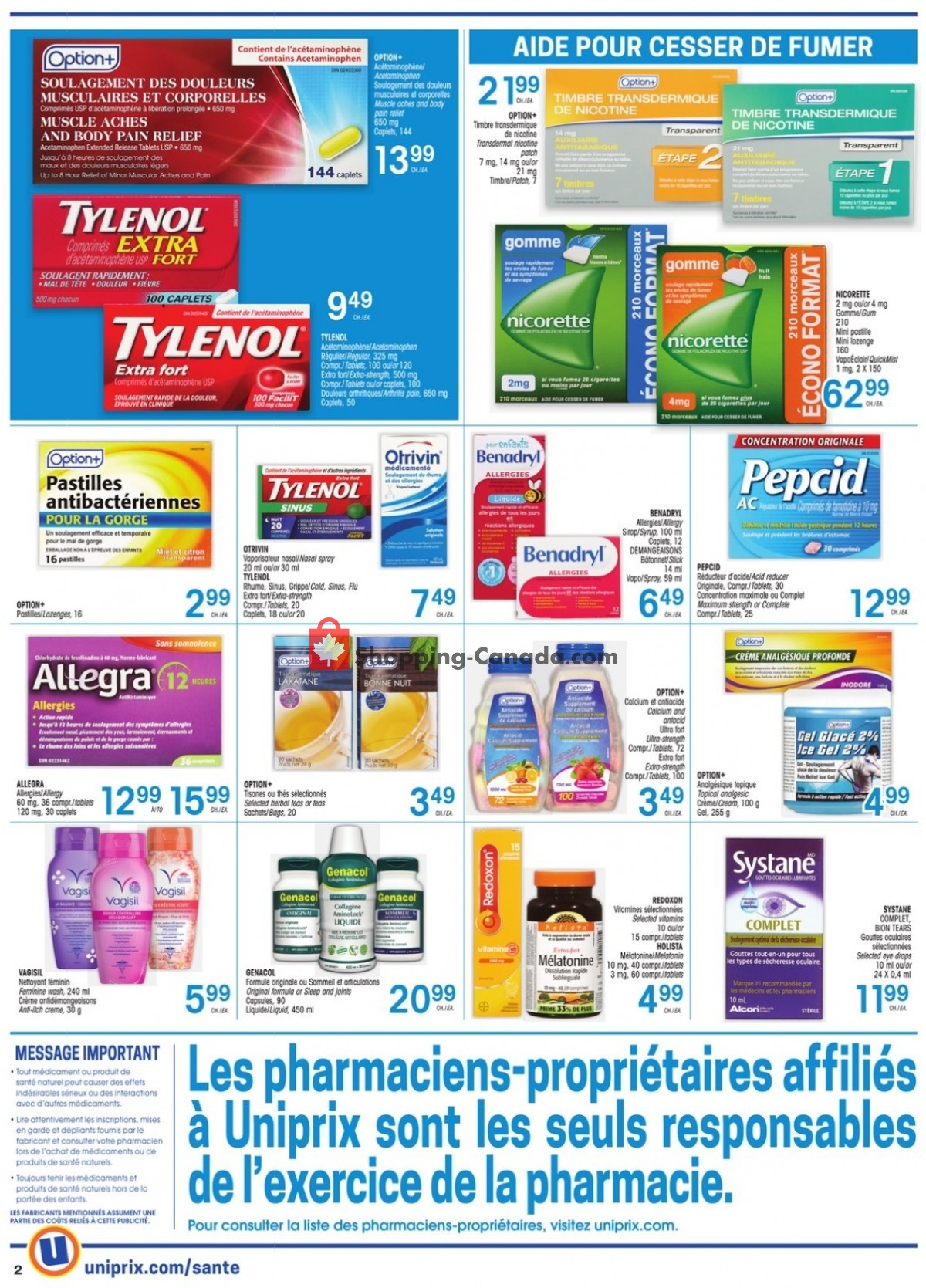 Uniprix flyer from Thursday September 9, 2021 to Wednesday September 15, 2021 - page 2