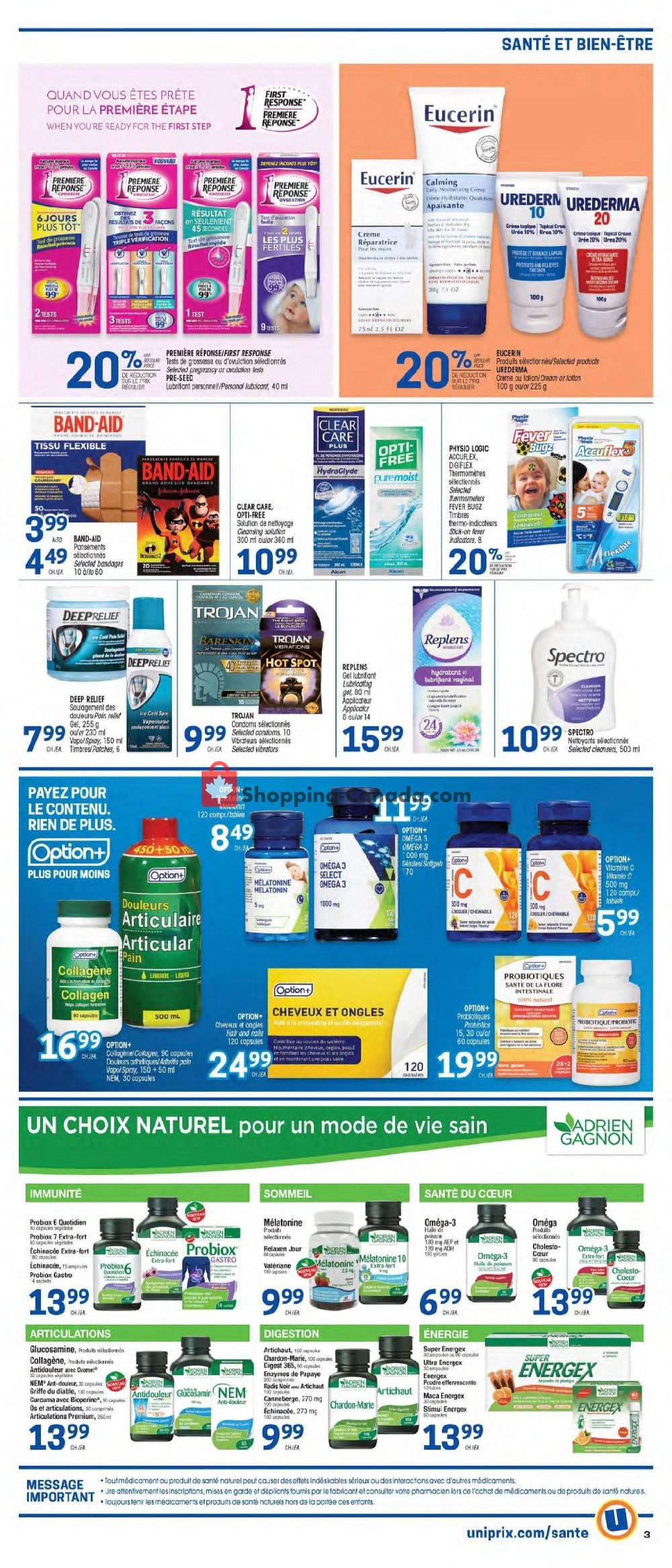 Uniprix flyer from Thursday January 30, 2020 to Wednesday February 5, 2020 - page 3