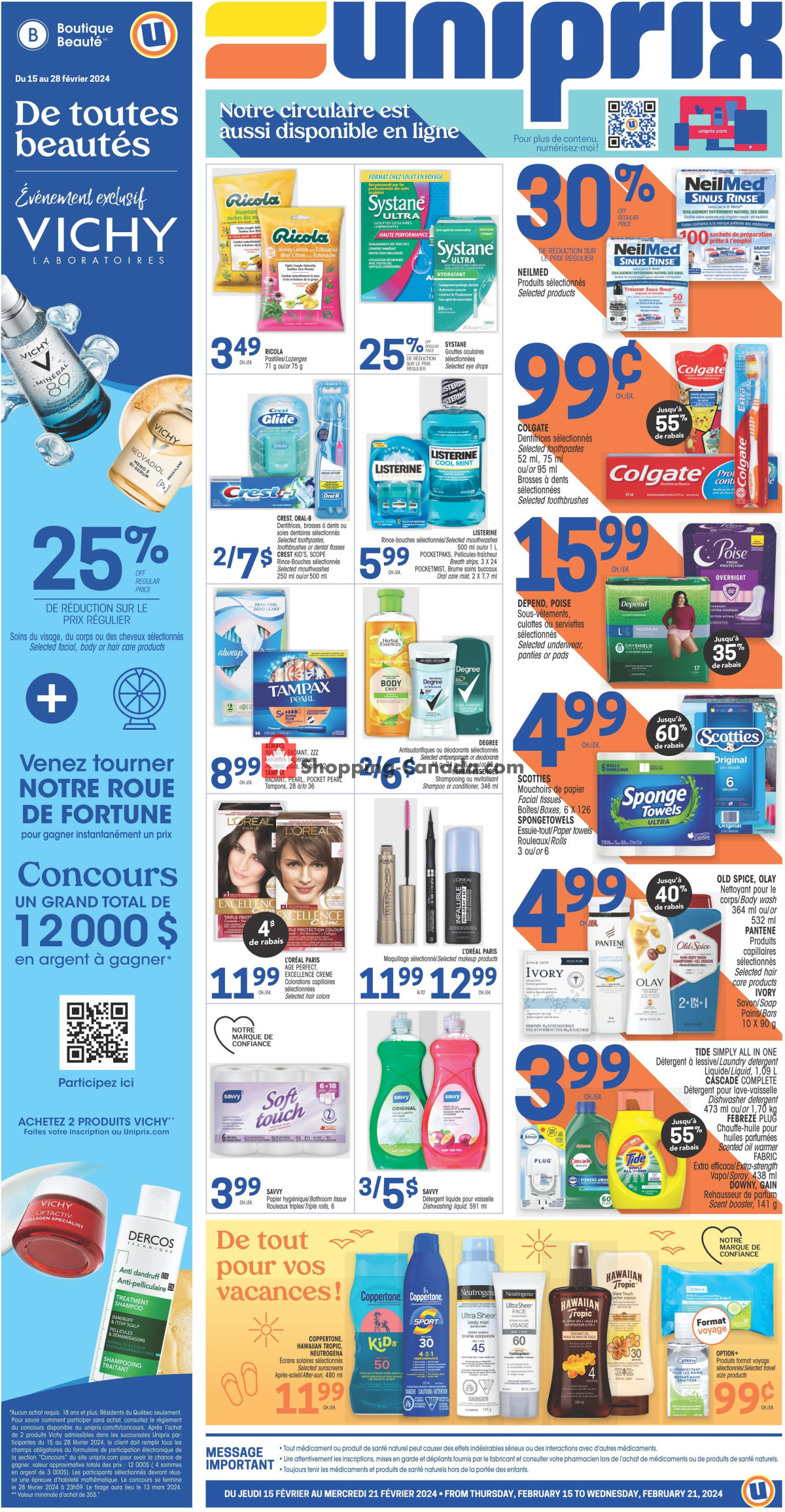 Uniprix flyer from Thursday February 15, 2024 to Wednesday February 21, 2024 - page 2