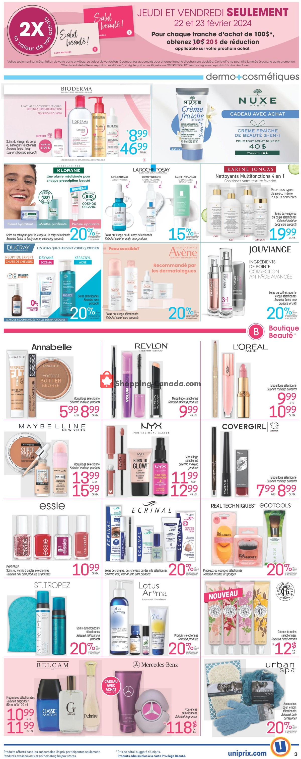 Uniprix flyer from Thursday February 22, 2024 to Wednesday February 28, 2024 - page 3