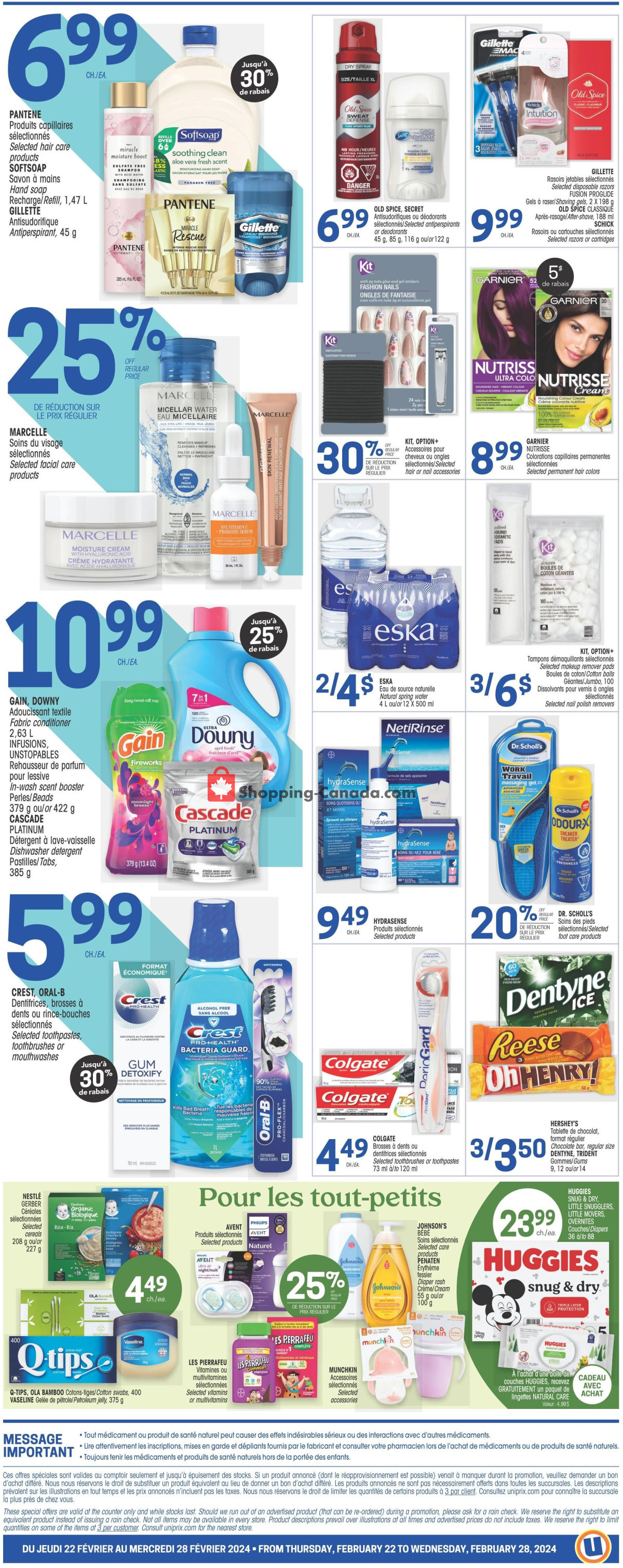 Uniprix flyer from Thursday February 22, 2024 to Wednesday February 28, 2024 - page 6